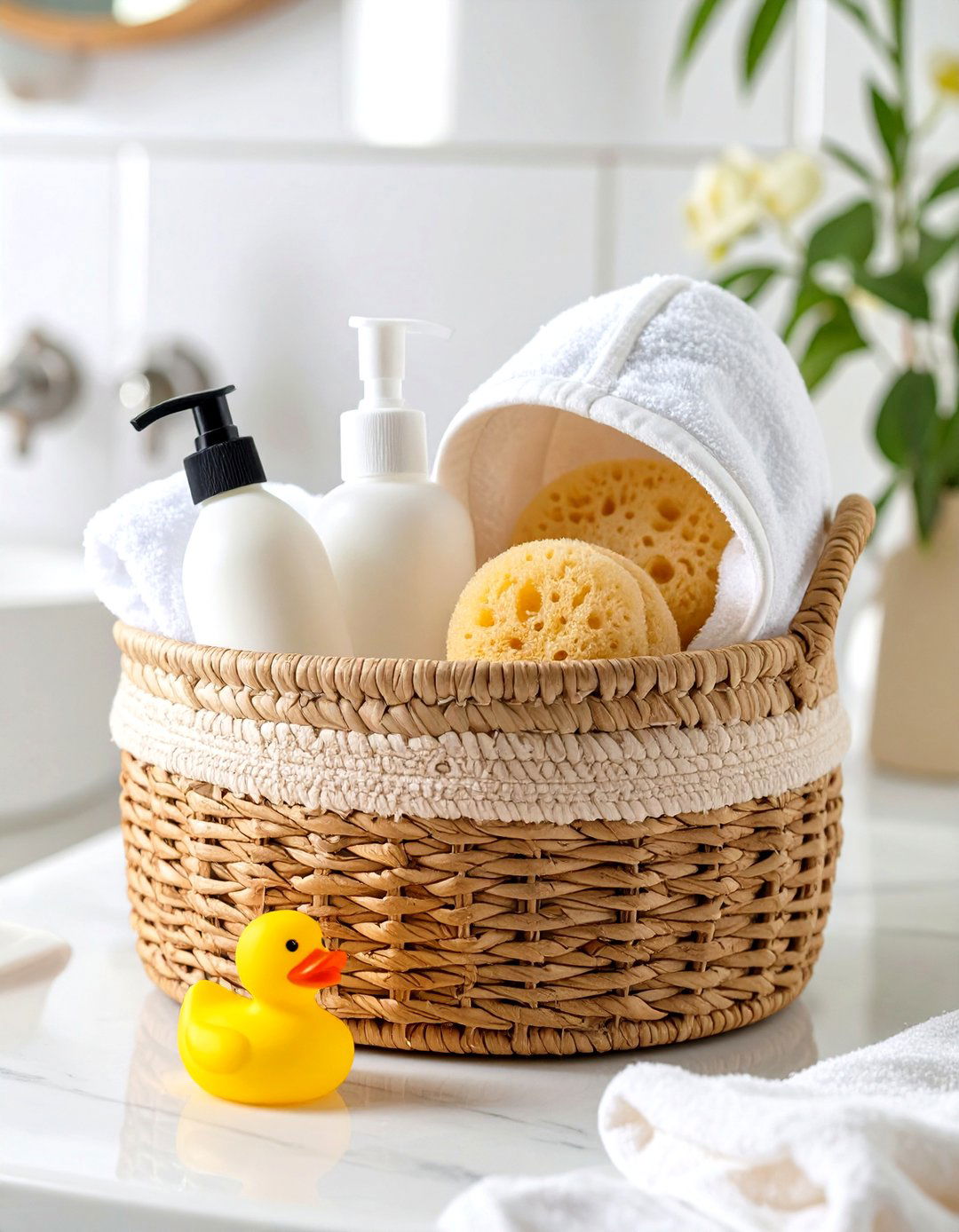 A Complete Bathtime Pamper Hamper - 30 baby shower presents ideas uk girl