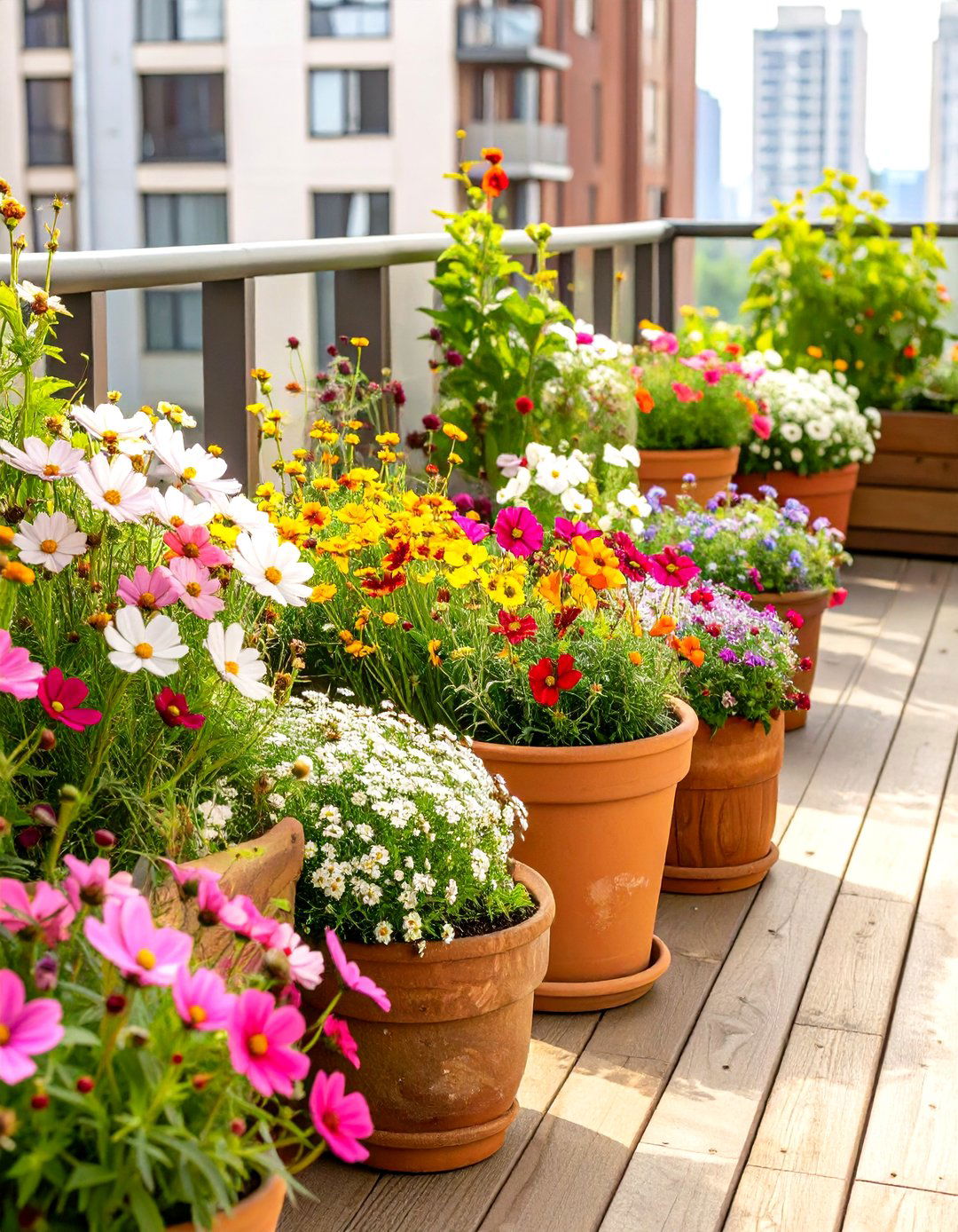 A Container Based Wildflower Garden - 30 wildflower garden ideas