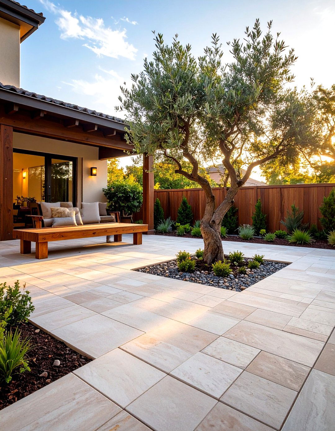 A Contemporary Courtyard Design - 30 front house landscaping ideas