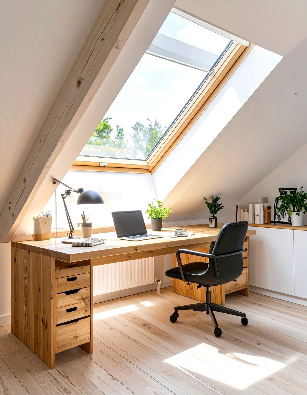 A Converted Attic Home Office - 30 sourcednextdoor interior design ideas