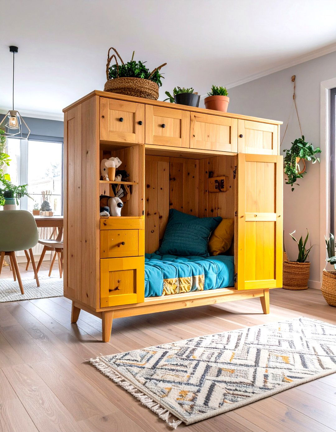 A Converted Cabinet Dog Bedroom - 30 dog bedroom ideas