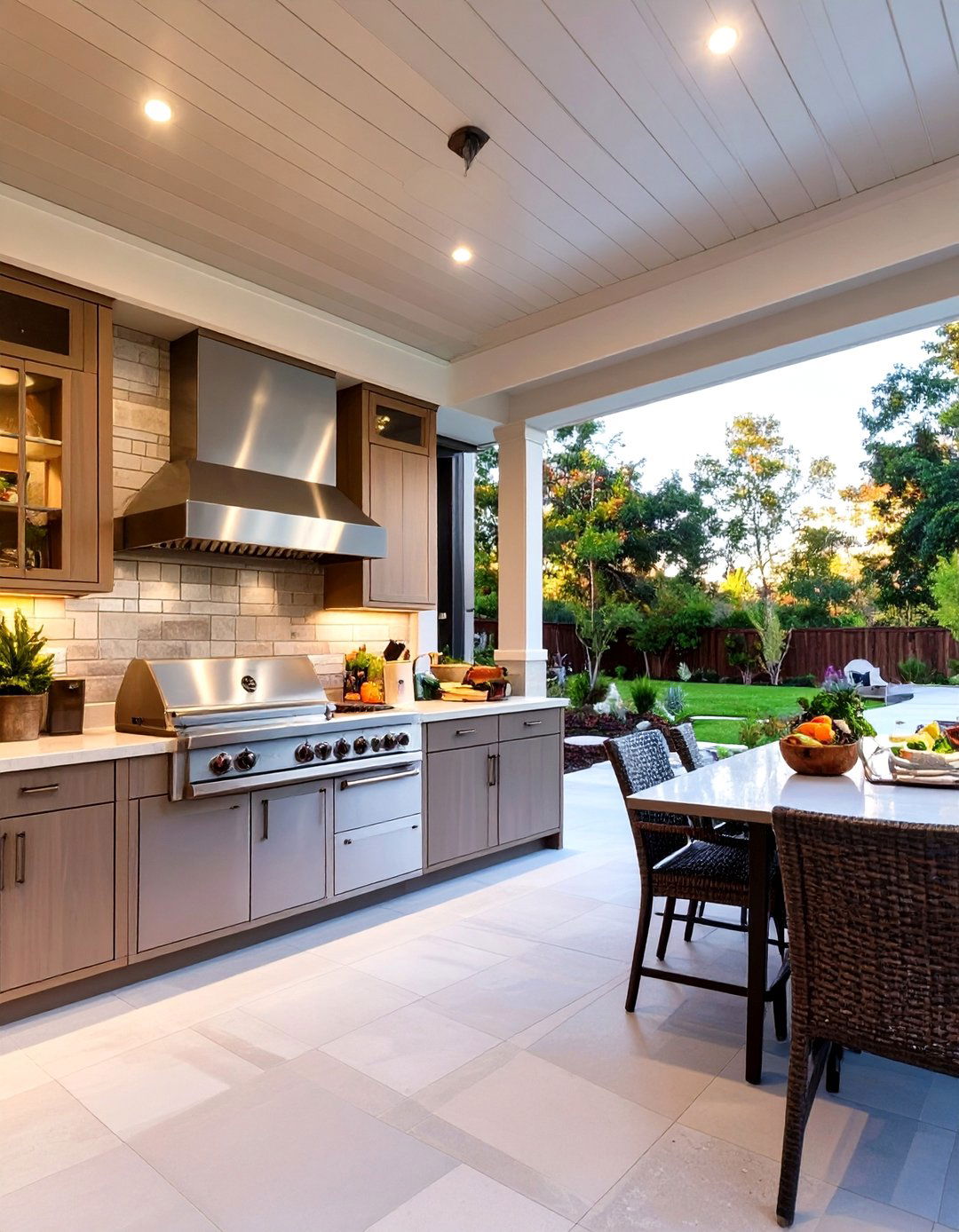 A Cooks Outdoor Kitchen Porch - 30 back porch decorating ideas