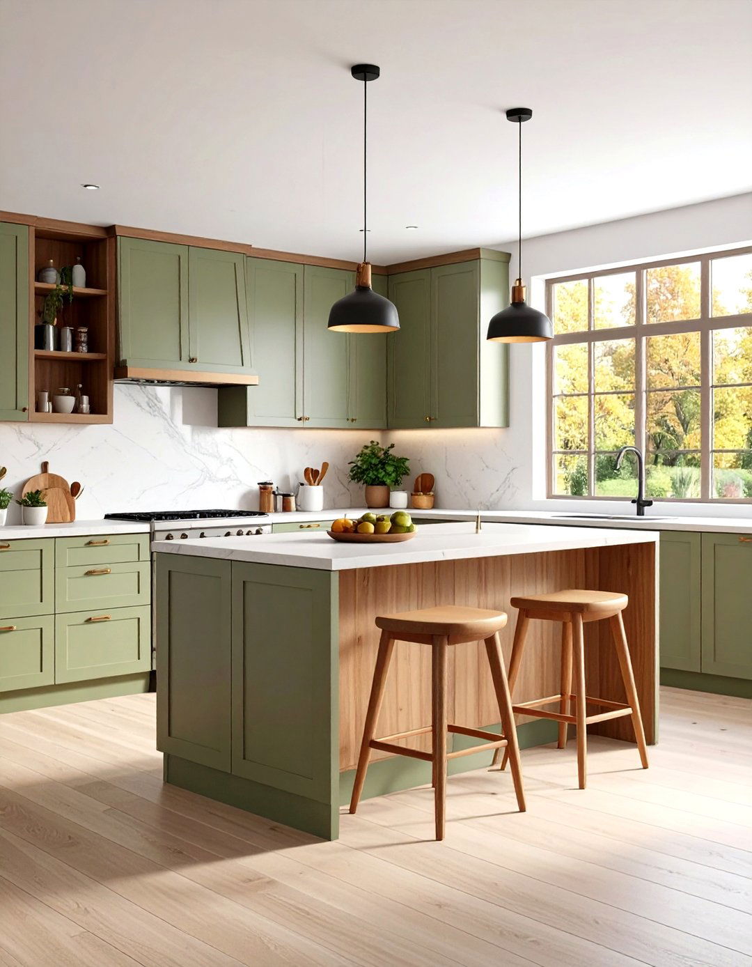 A Corner Kitchen with a Peninsula - 30 kitchen ideas for small spaces