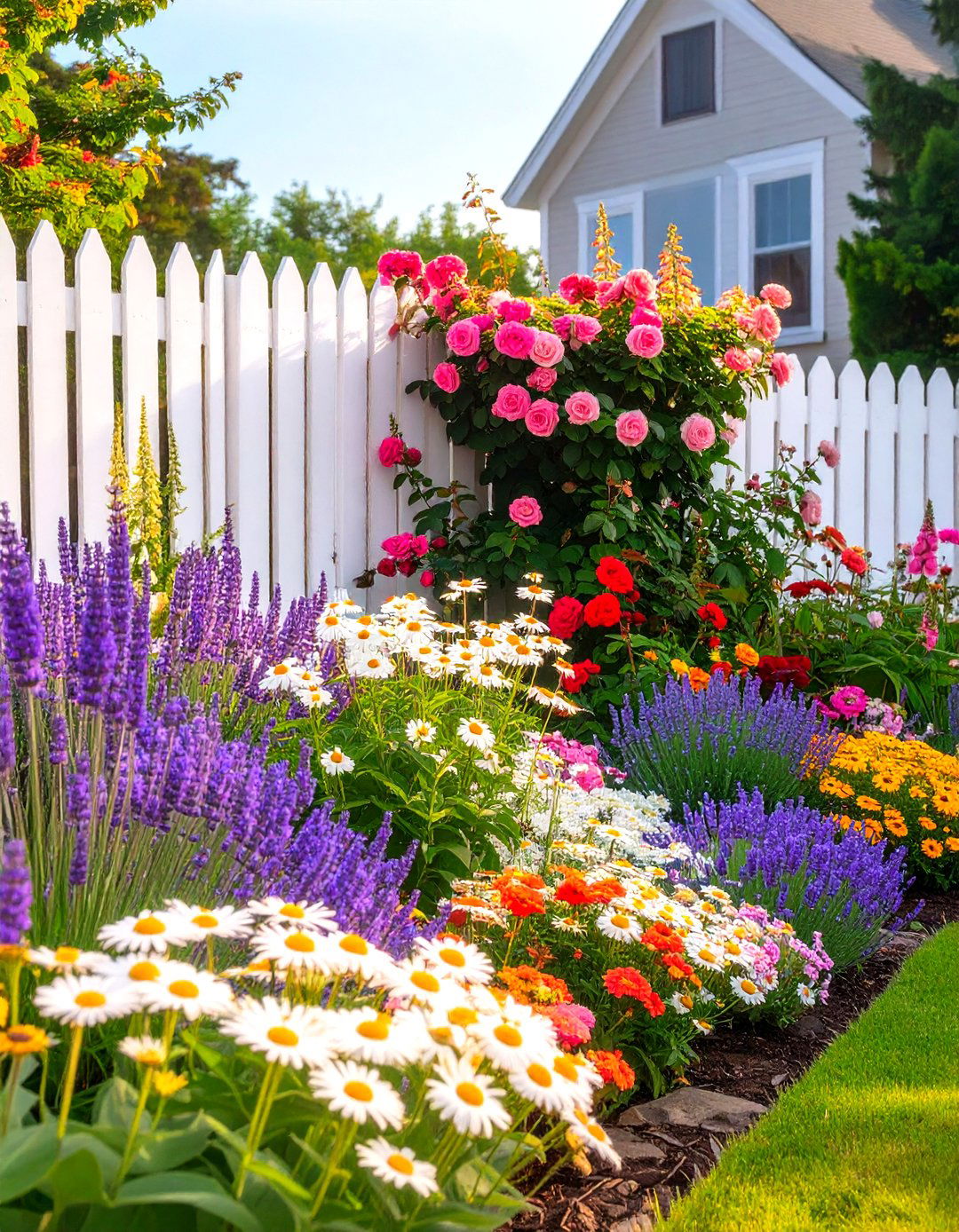 A Cottage Garden Style - 30 small front yard landscaping ideas