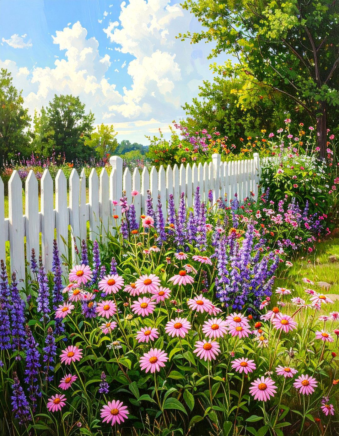 A Cottage Style Perennial Border - 30 low maintenance perennial garden designs