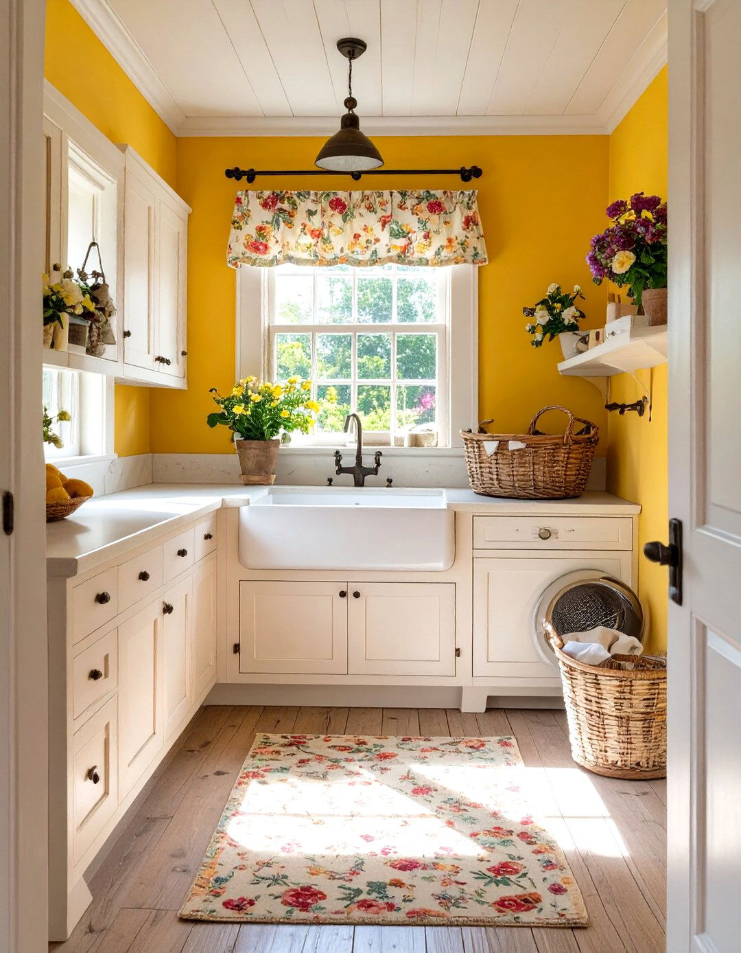 A Country French Cottage Laundry Room - 30 cozy cottage cottage interior design ideas