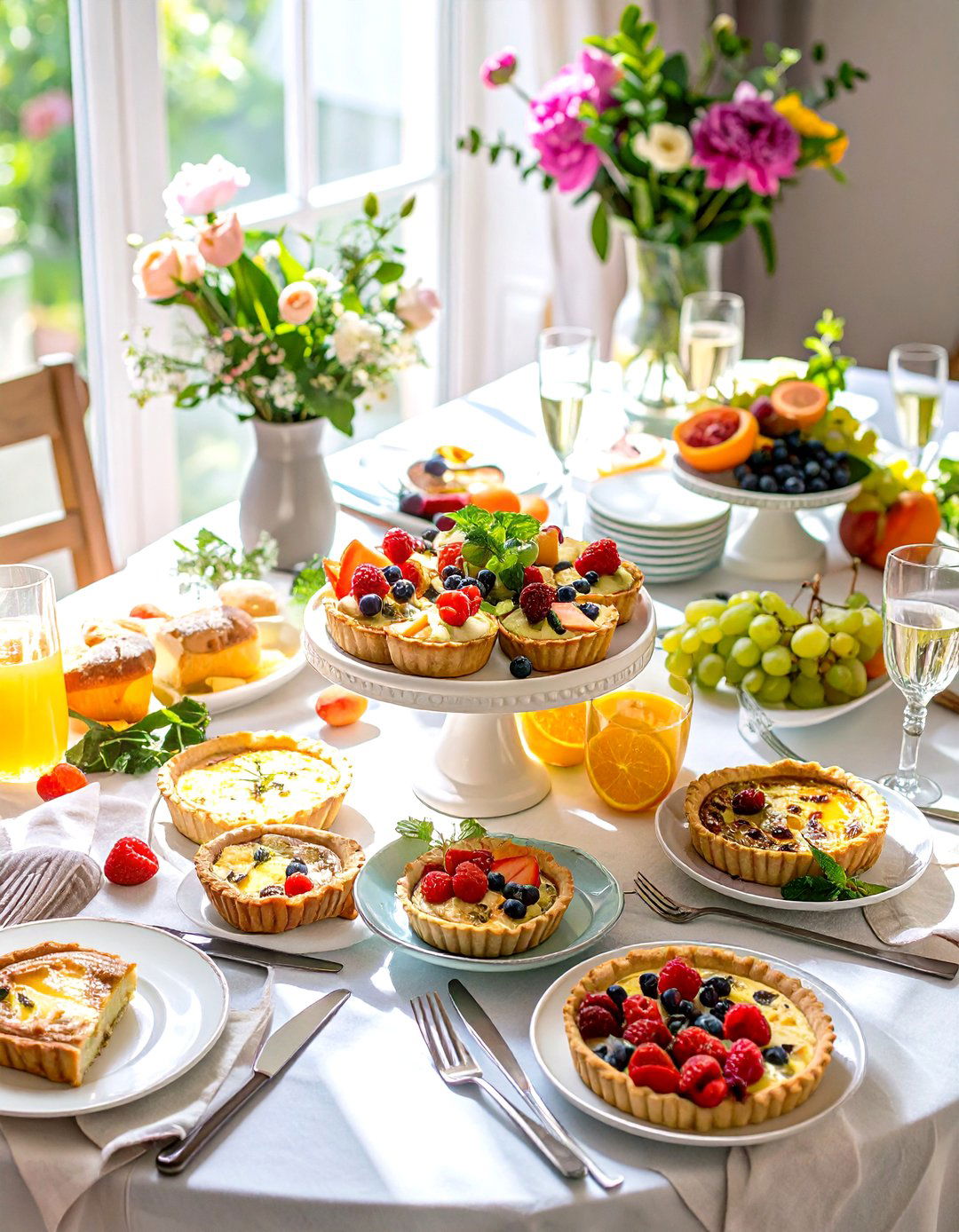 A Cozy Brunch and Bubbly Bar - 30 small baby shower ideas