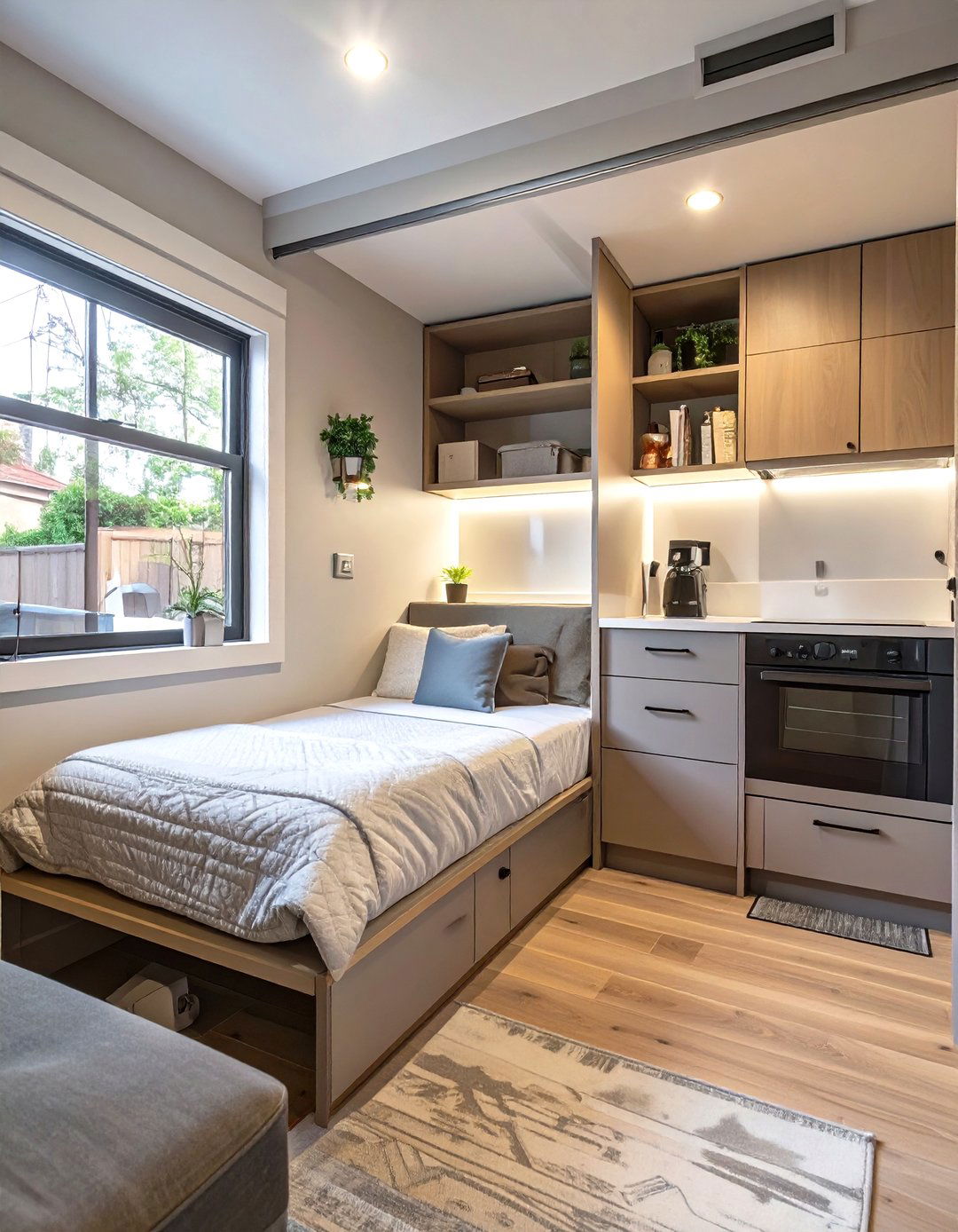 A Cozy Guest Suite Conversion - 30 cool garage makeover ideas