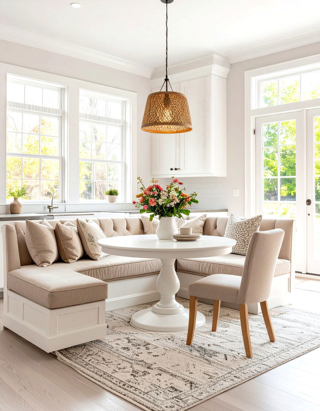 A Cozy Kitchen Corner Breakfast Nook - 30 kitchen corner ideas