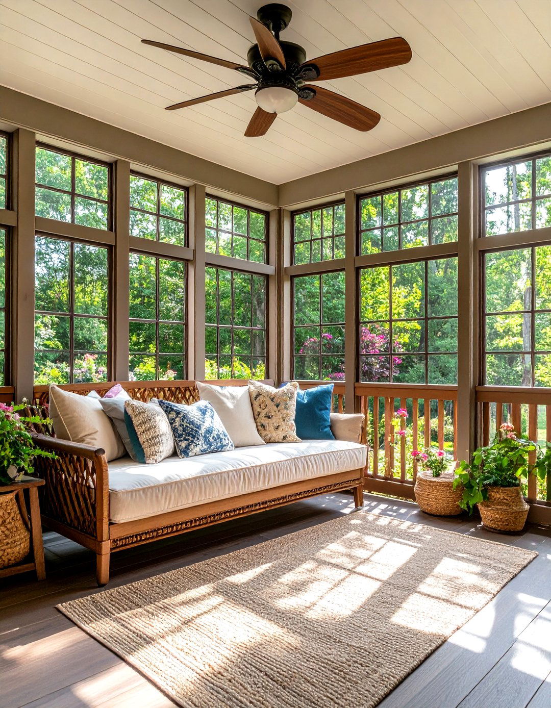 A Cozy Screened In Porch - 30 how to design outdoor living spaces ideas