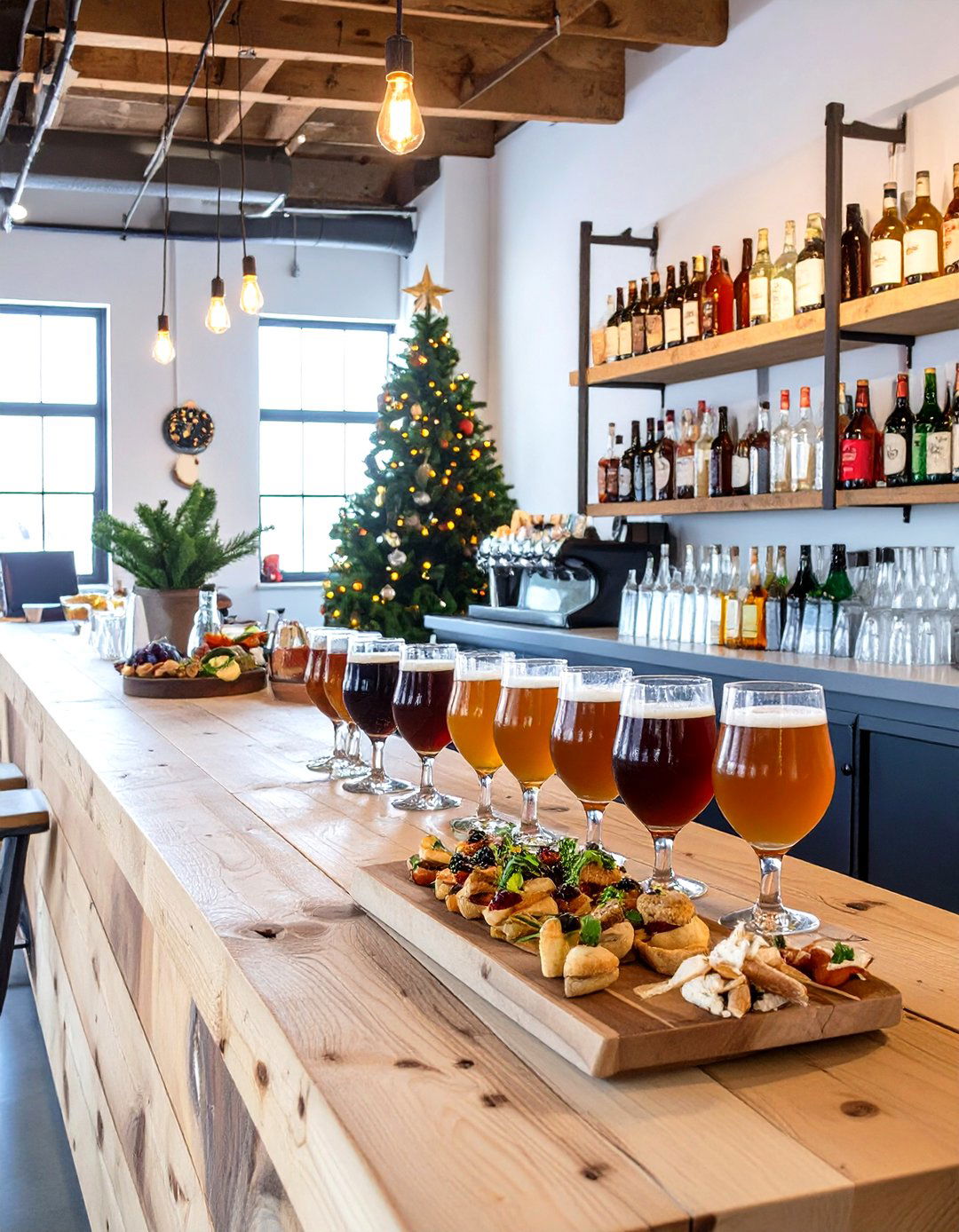 A Craft Beverage Tasting Experience - 30 office holiday party ideas