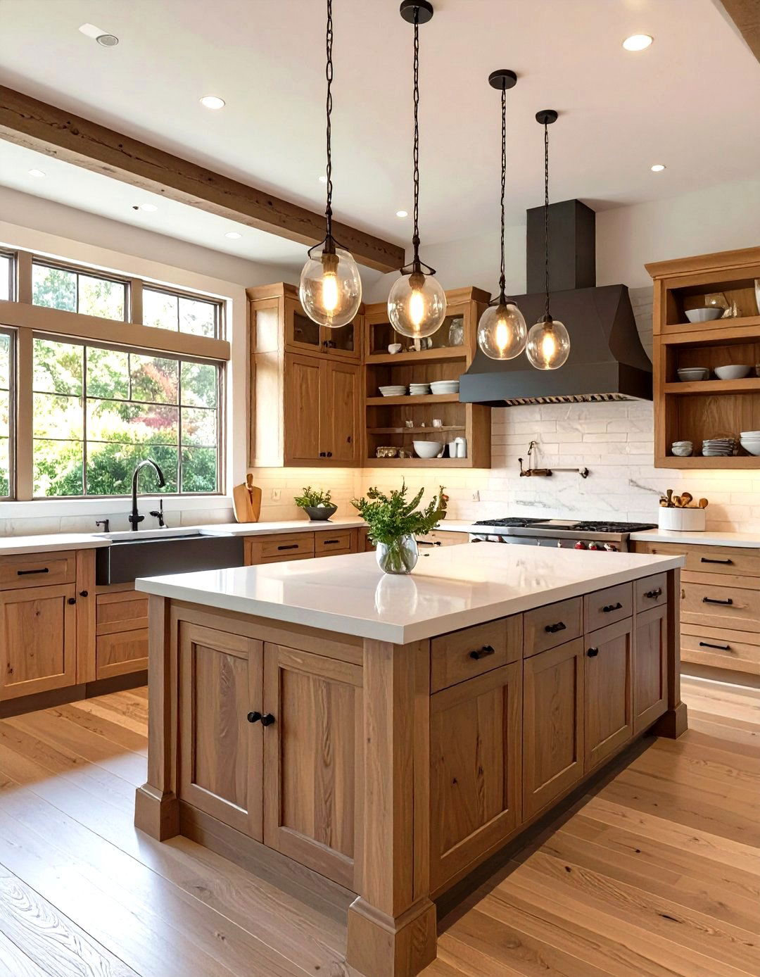 A Craftsman Home Library with a Rolling Ladder - 30 craftsman interior design ideas