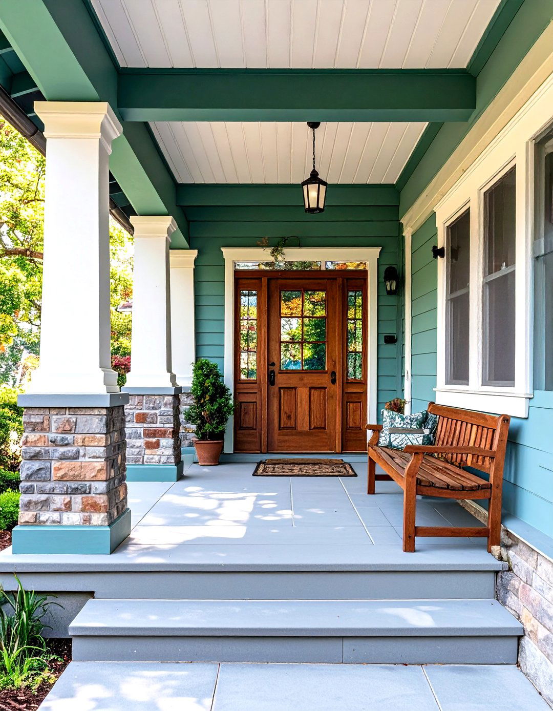 A Craftsman Style Porch - 30 house front porch ideas