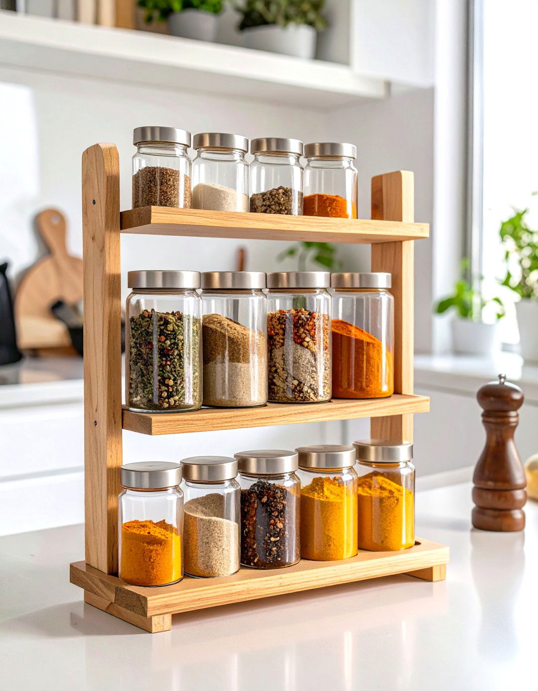 A Curated Spice Rack Collection - 30 inexpensive bridal shower gift ideas