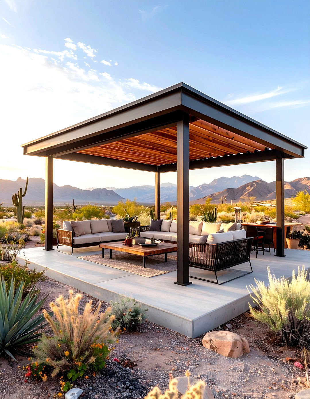 A Custom Built Ramada Structure - 30 outdoor shade ideas