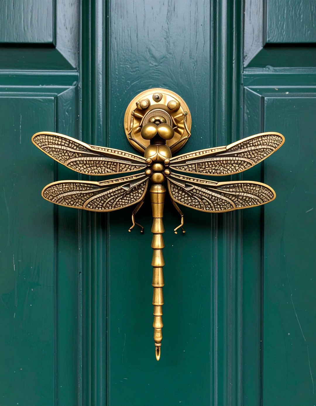 A Custom Door Knocker - 30 very small front porch decorating ideas