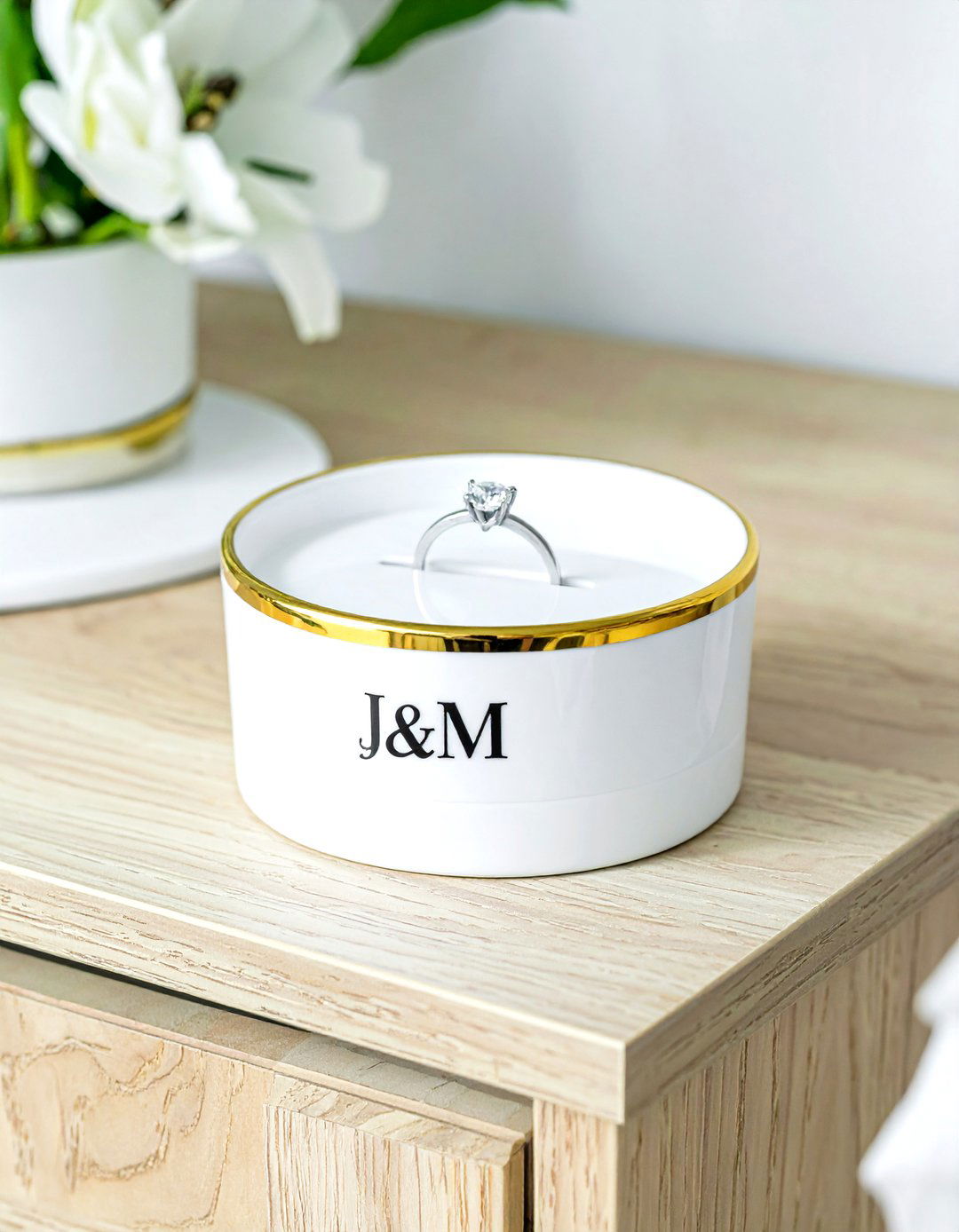 A Custom Ring Dish - 30 inexpensive bridal shower gift ideas