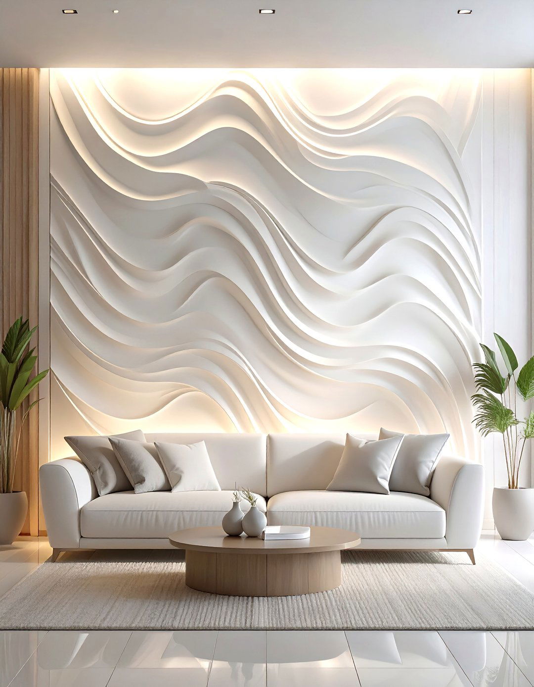 A D Wall Panel Installation - 30 modern large wall decor ideas for living room