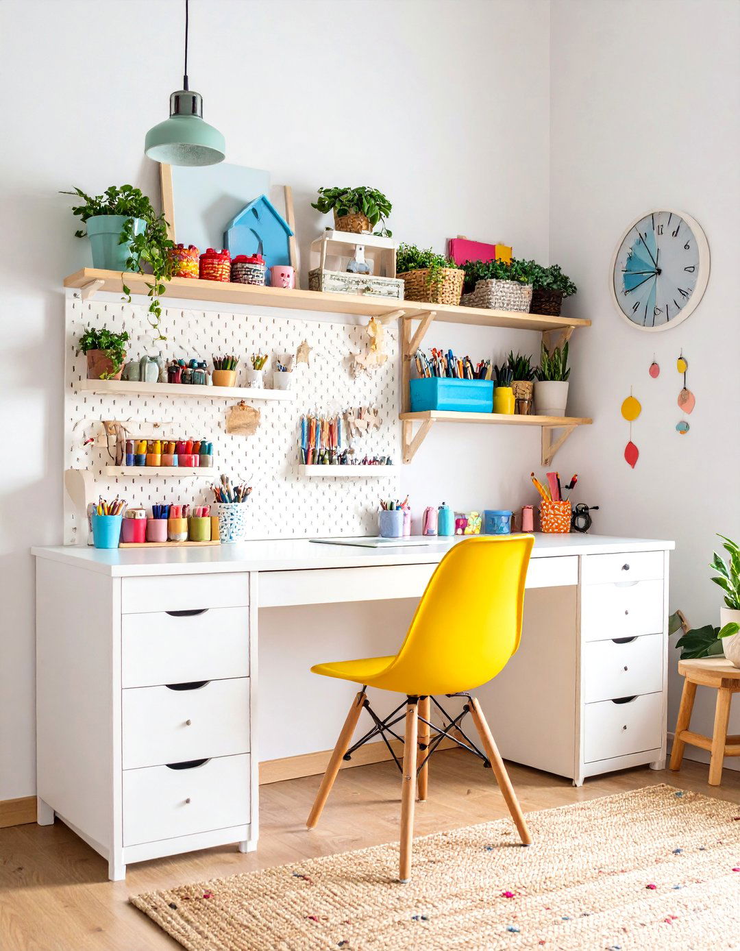 A DIY Craft Corner Bedroom - 30 10 year old bedroom ideas girl