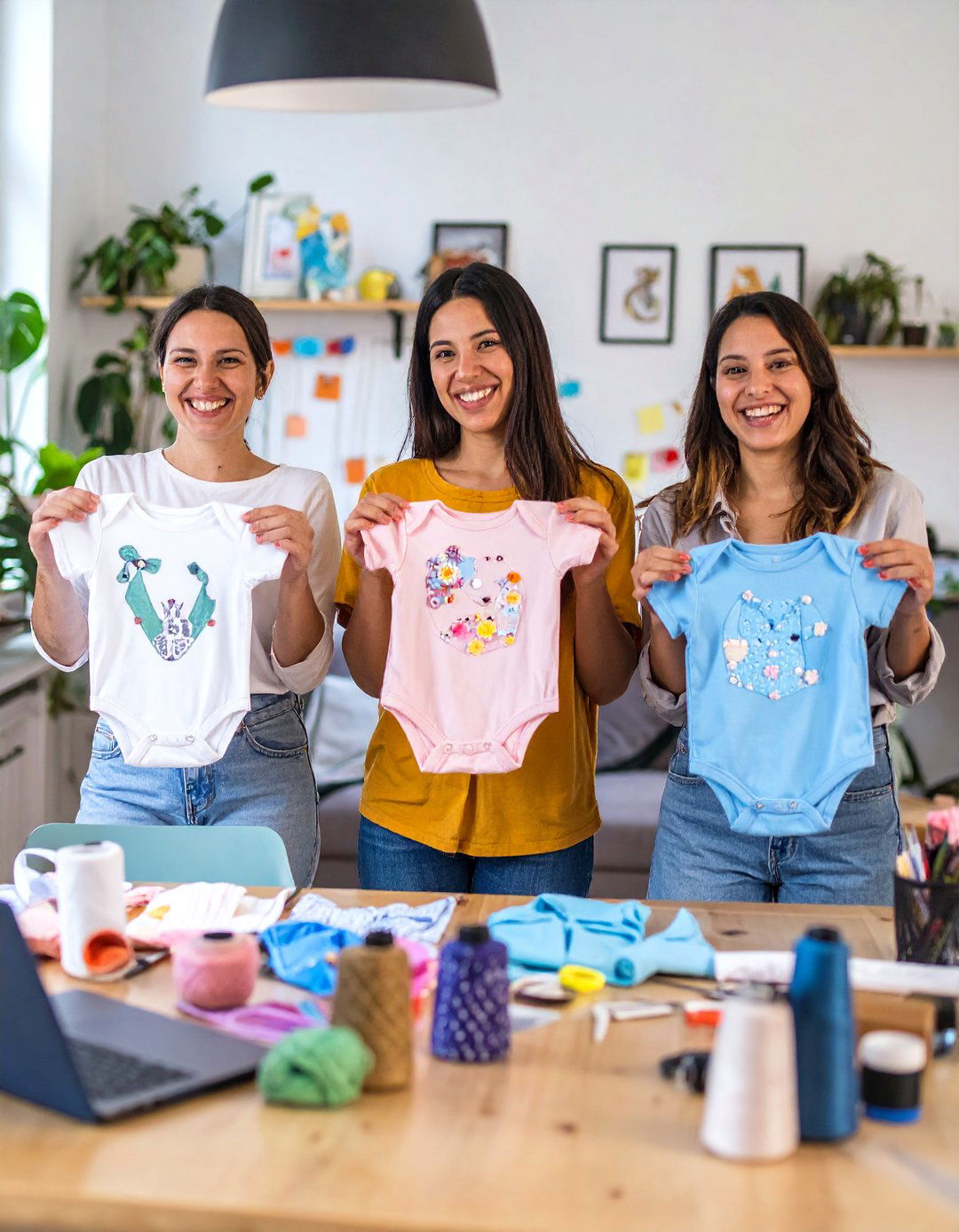 A DIY Crafting Session Together - 30 virtual baby shower ideas