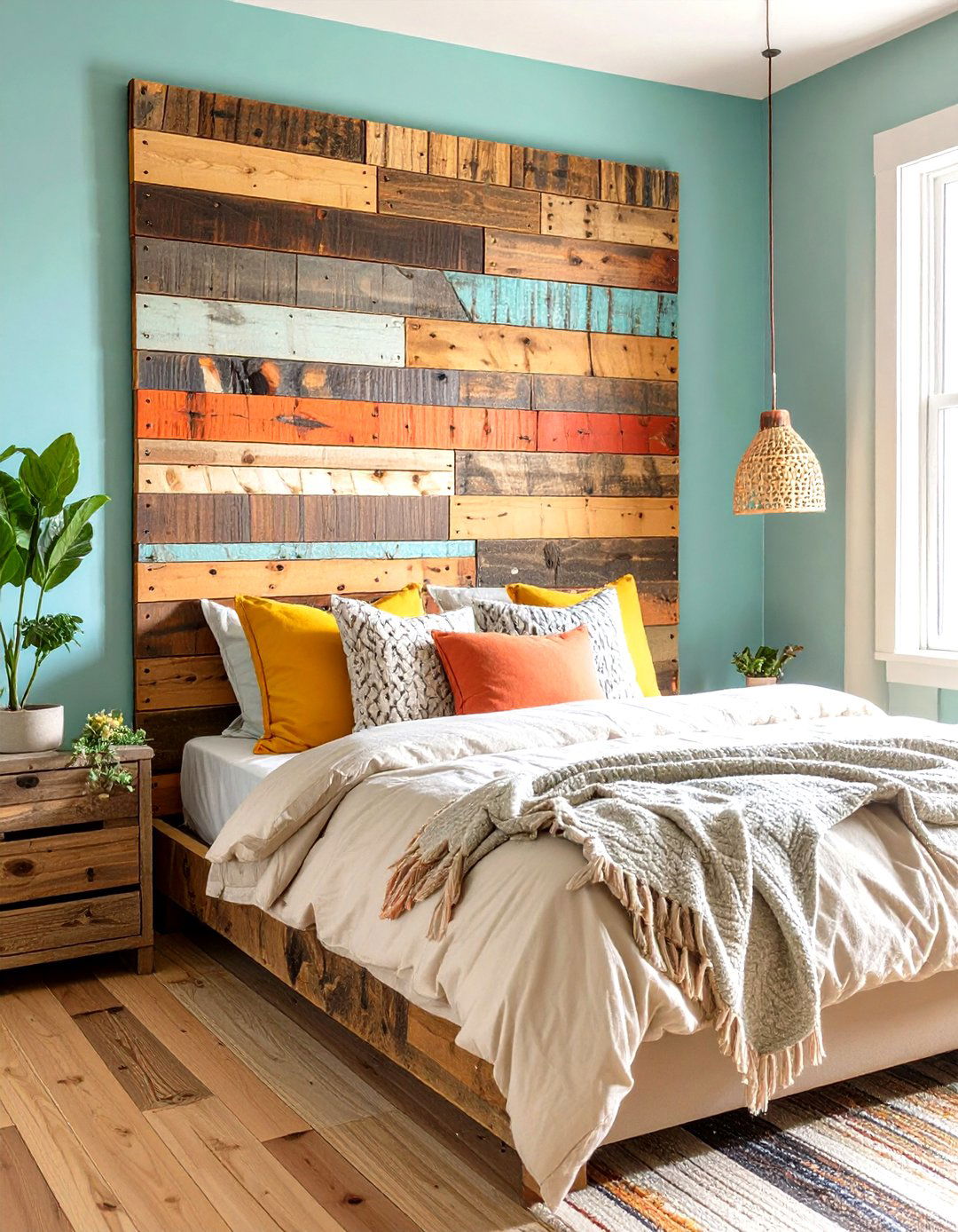 A DIY Headboard Project - 30 teen room decor ideas