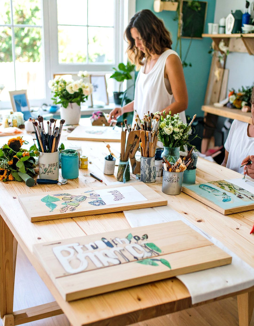 A DIY Home Decor Crafting Bridal Shower - 30 unique bridal shower ideas