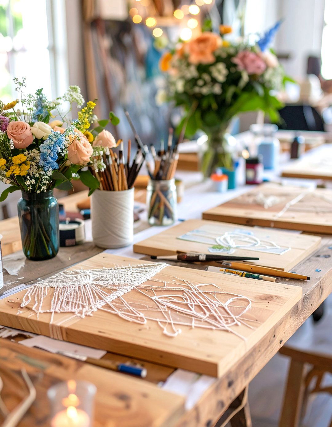 A DIY Home Decor Crafting Wedding Shower - 30 wedding shower ideas