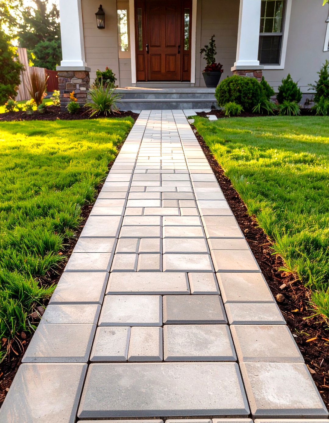 A DIY Paver Walkway Project - 30 curb appeal front yard landscaping ideas on a budget