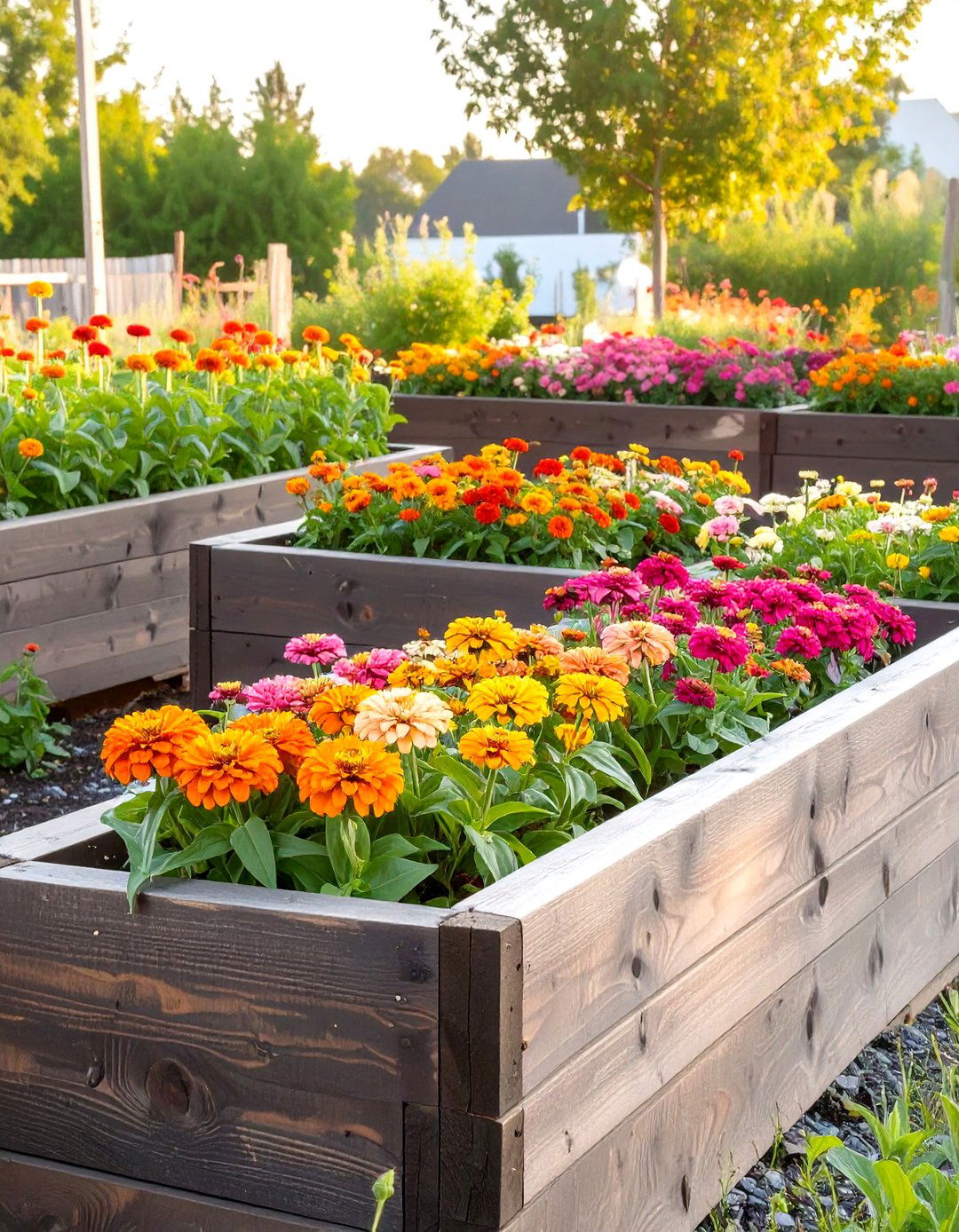 A Dahlia Flowered Zinnia Showcase - 30 zinnia garden ideas