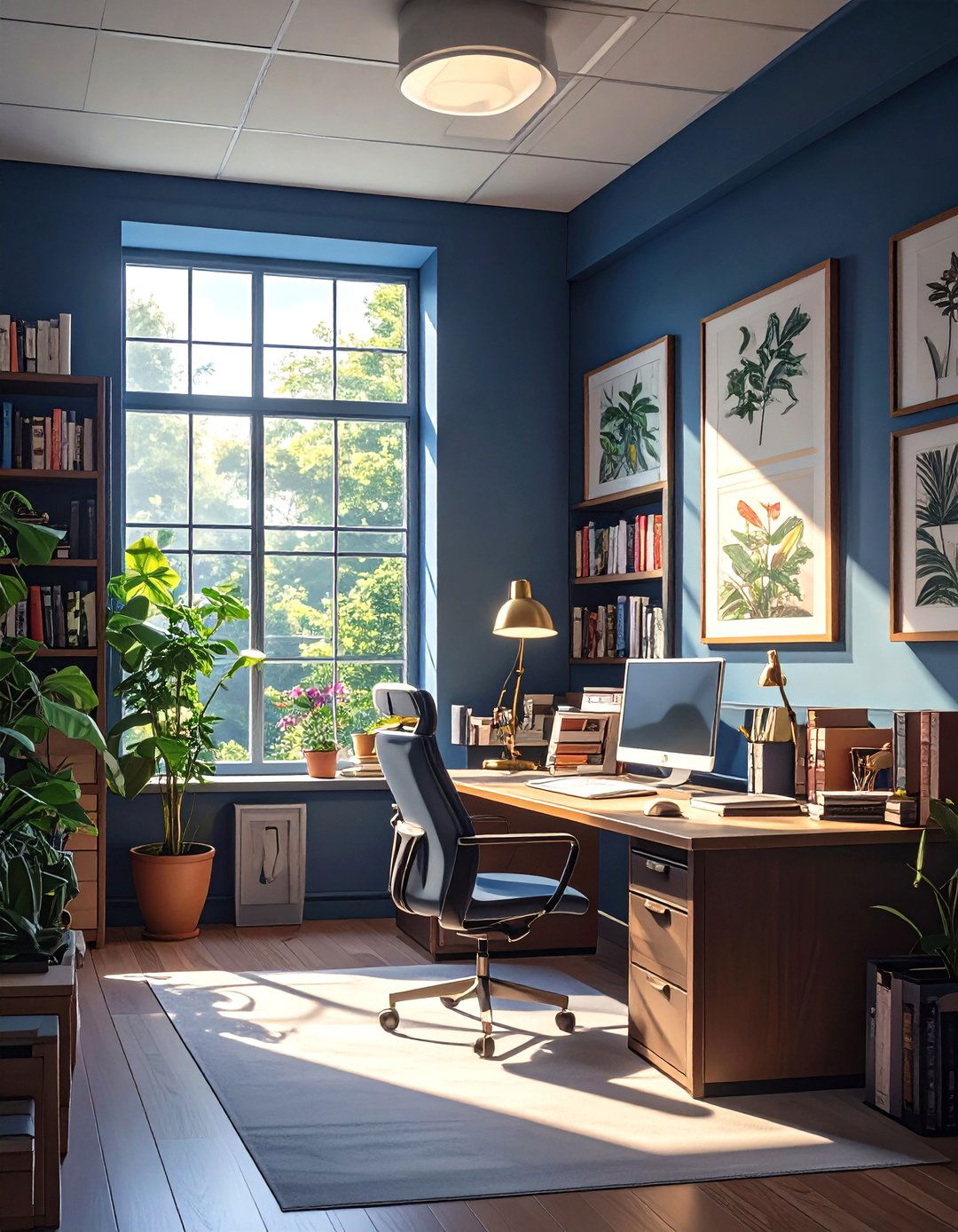 A Dark Academia Aesthetic - 30 office cubicle decor ideas