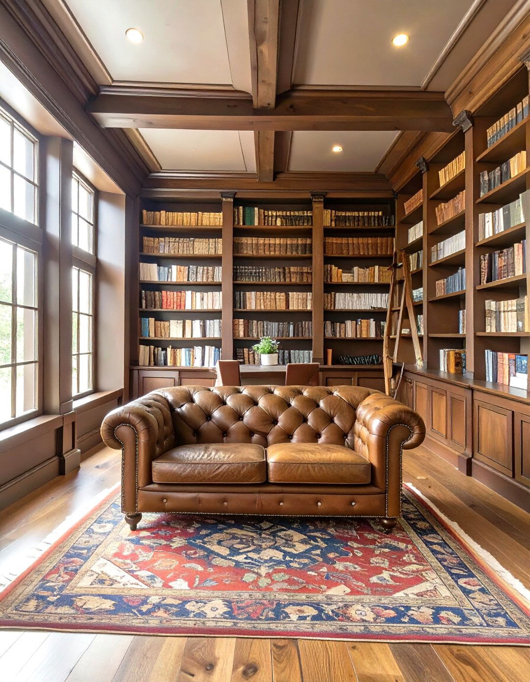 A Dark Academia Cottage Library - 30 cozy cottage cottage interior design ideas