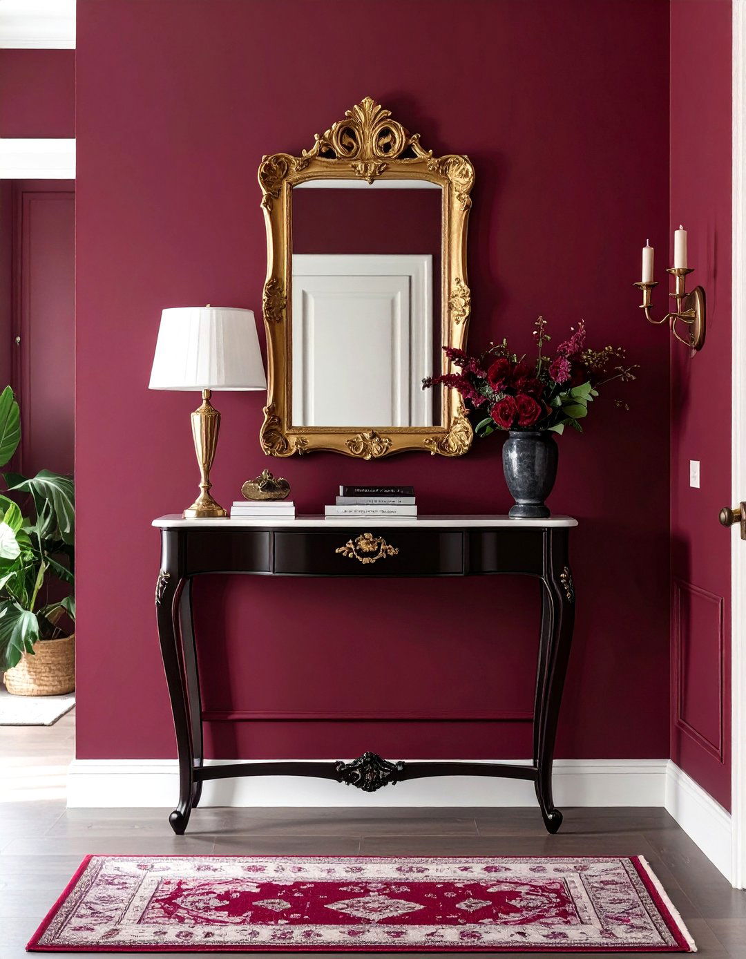 A Dark Academia Entryway - 30 dark academia interior design ideas