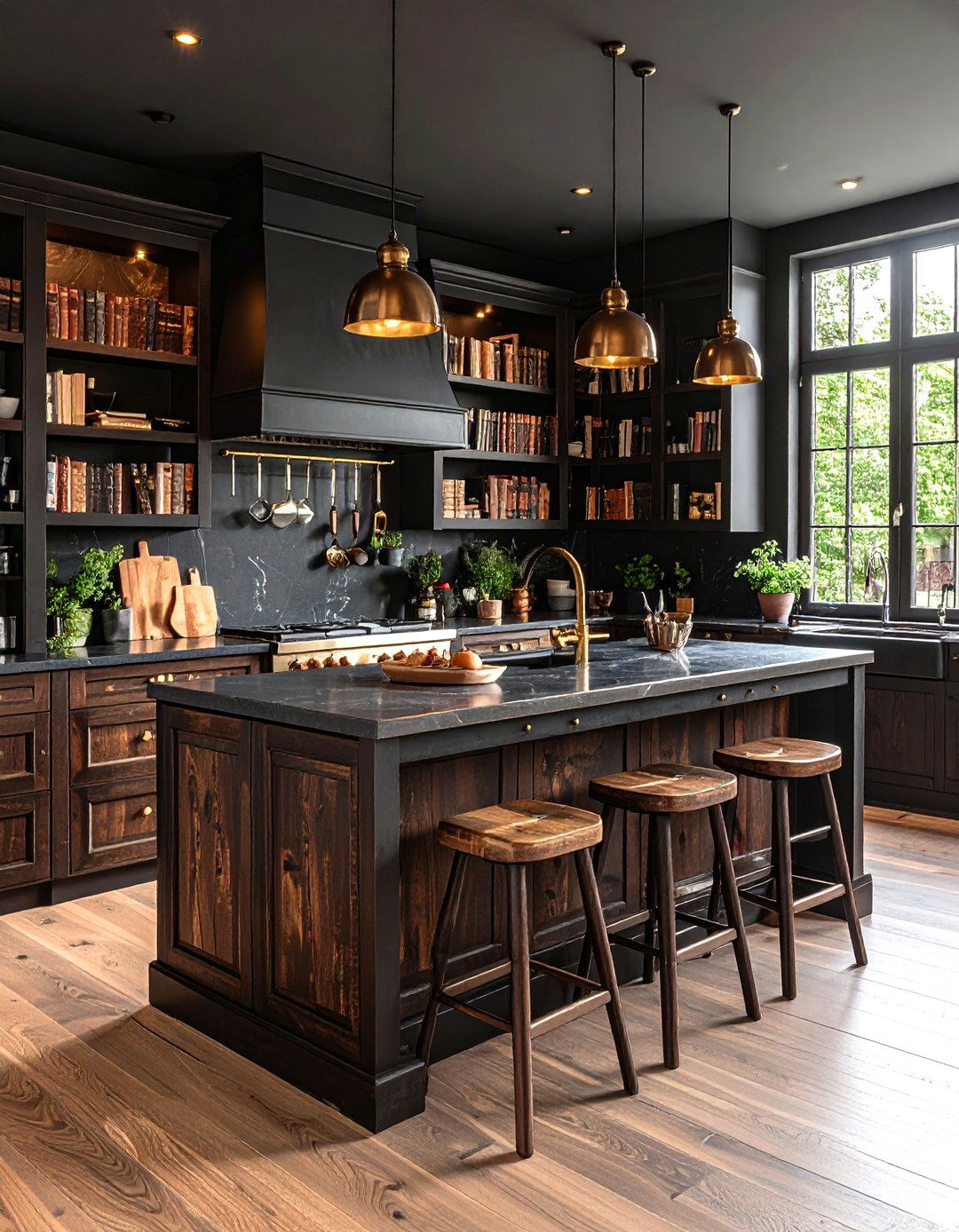 A Dark Academia Kitchen - 30 kitchen renovations ideas