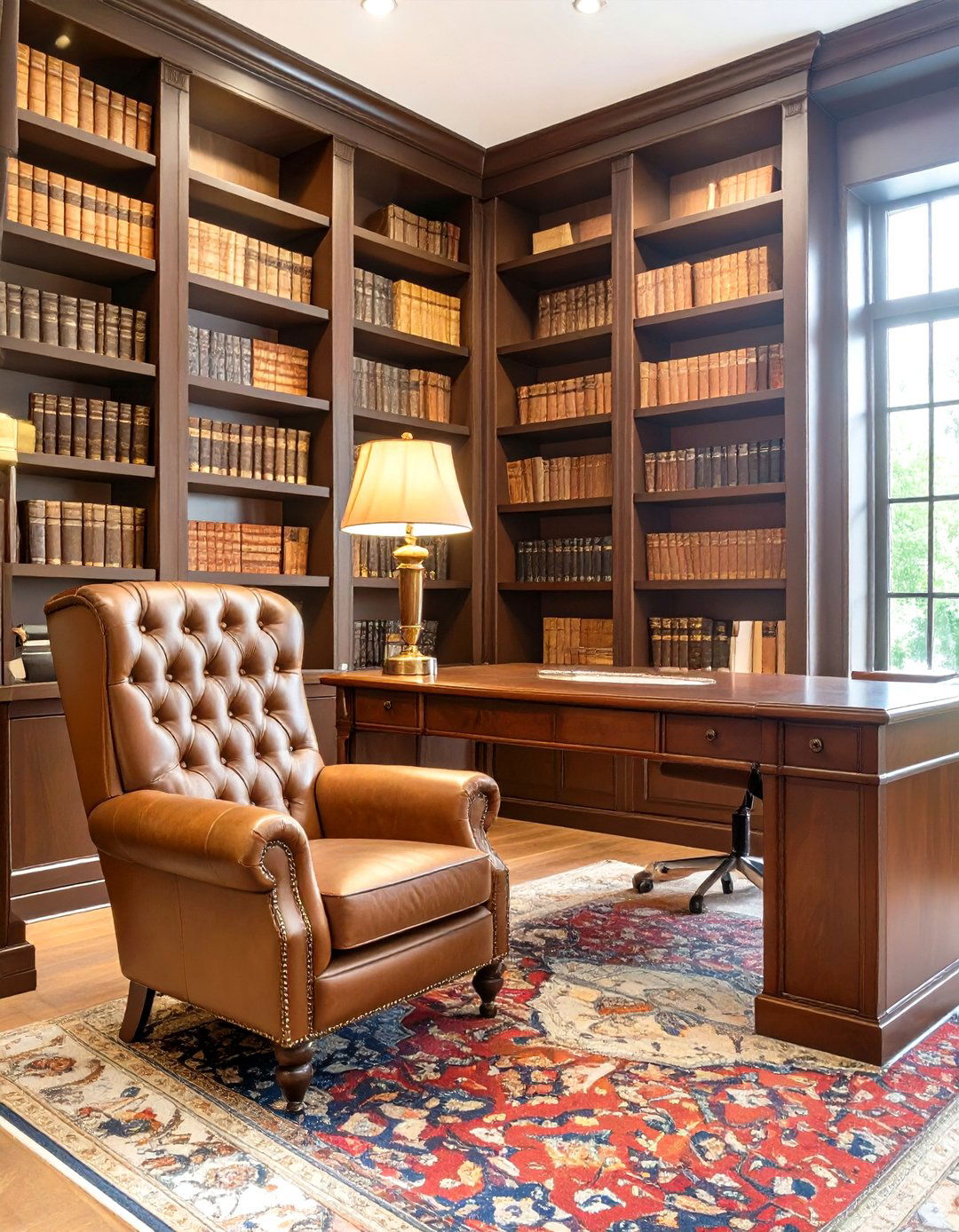 A Dark Academia Study - 30 maximalism interior design ideas