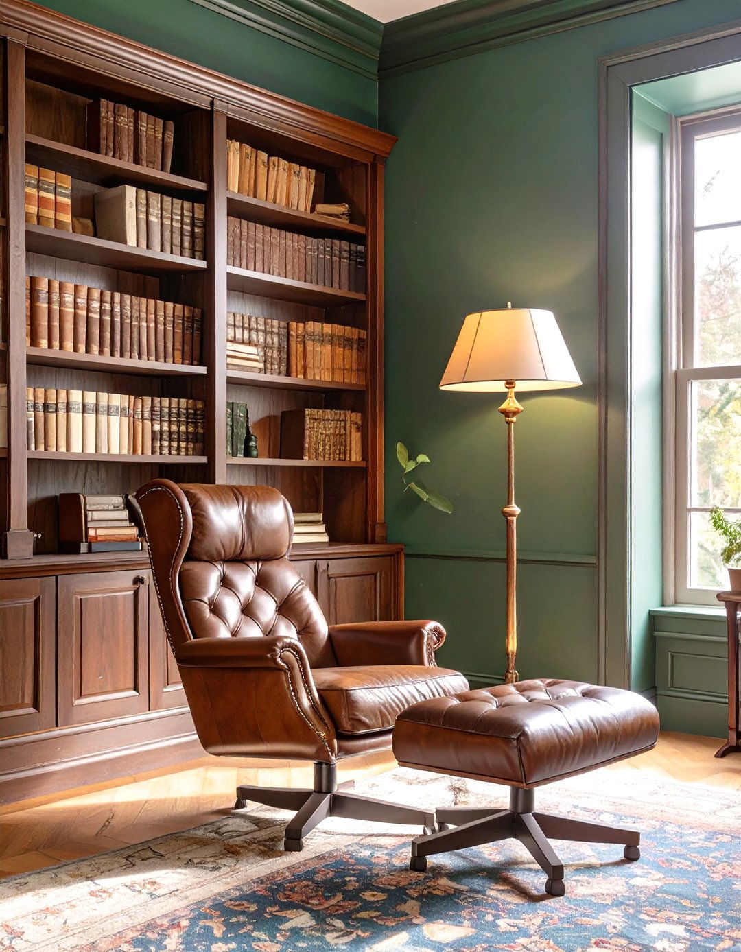 A Dark Academia Study - 30 ai she shed design ideas