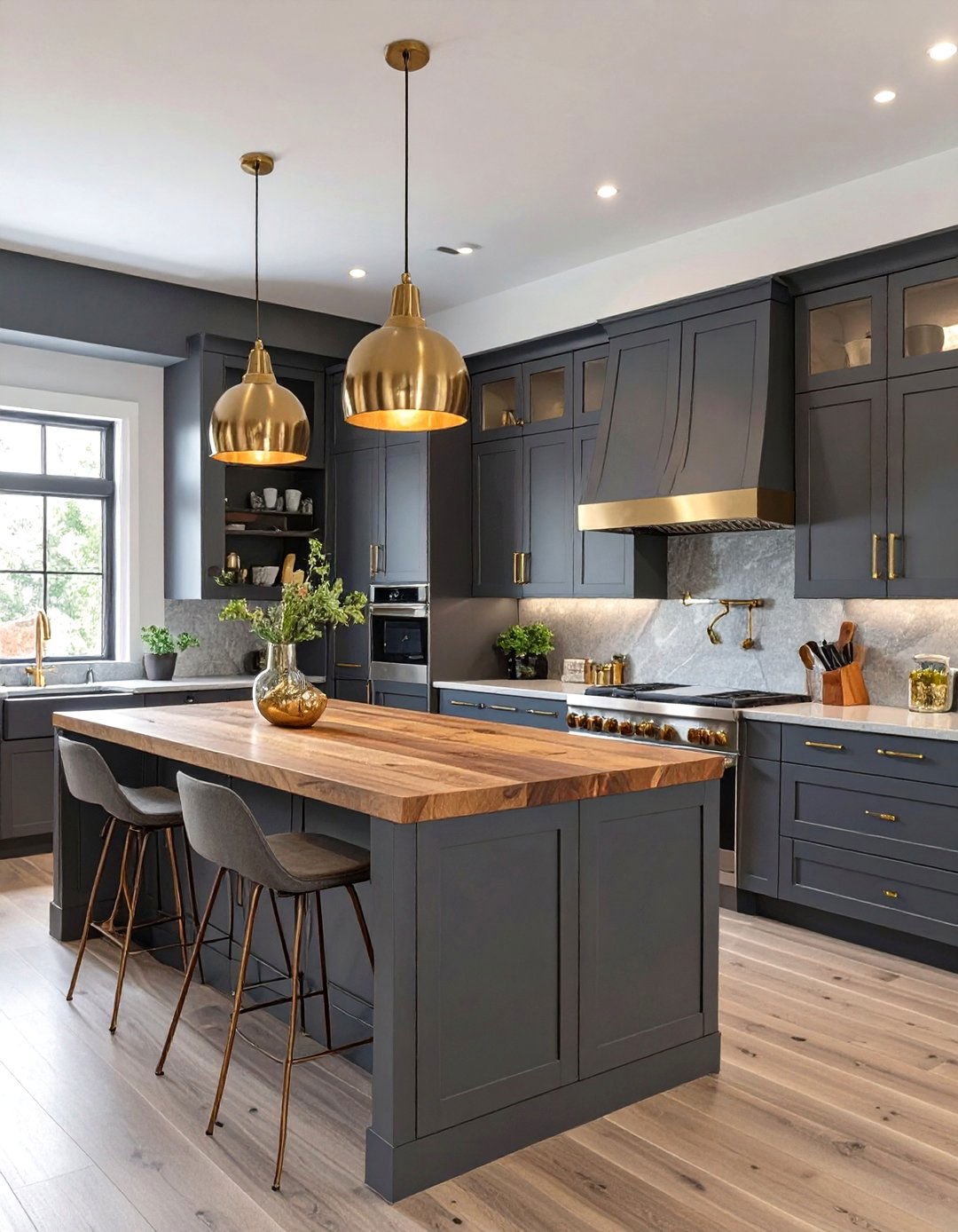 A Dark and Moody Dramatic Kitchen - 30 online kitchen design tool ideas