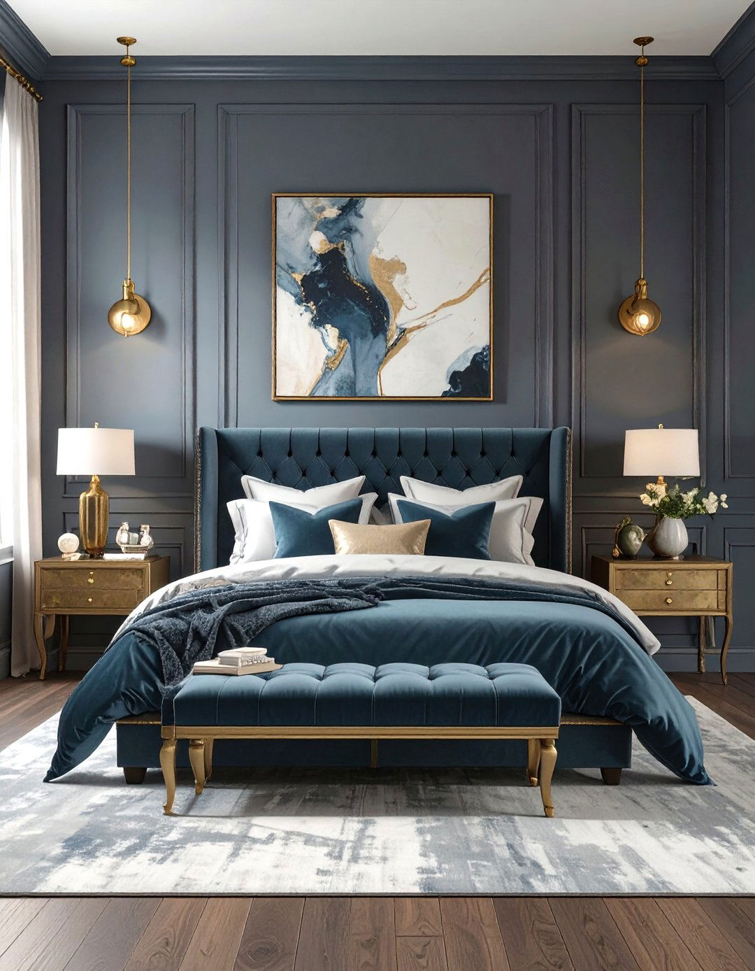 A Dark and Moody Eclectic Bedroom - 30 modern eclectic interior design ideas