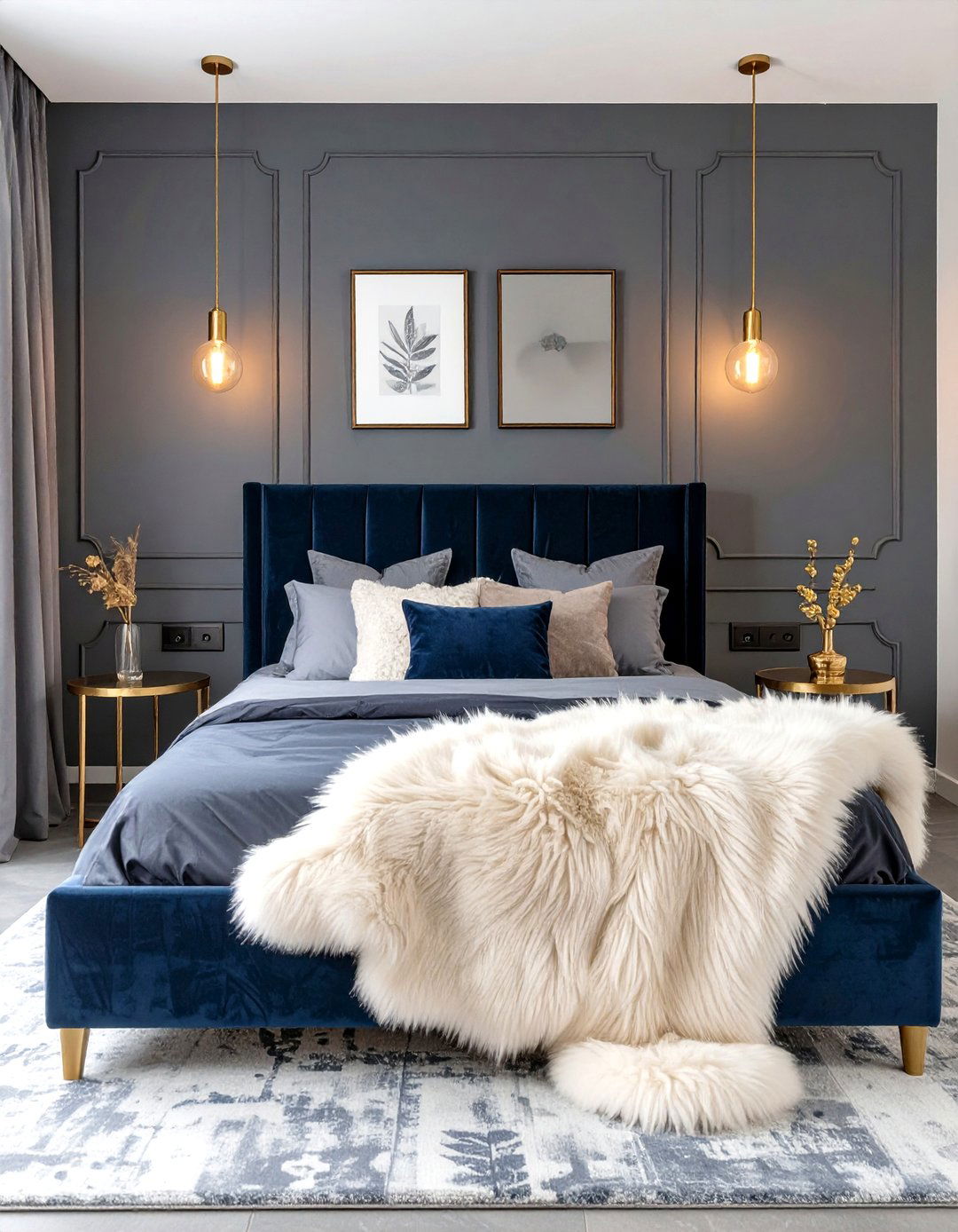 A Dark and Moody Guest Bedroom - 30 modern guest bedroom ideas