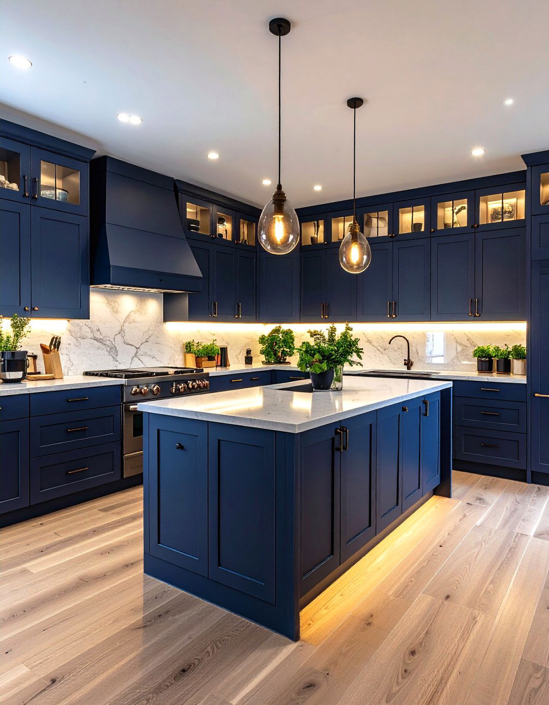 A Dark and Moody Kitchen Design - 30 limited space small l shaped kitchen design ideas