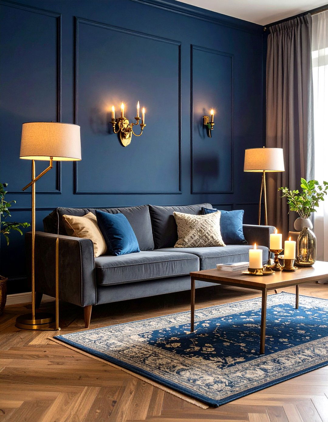 A Dark and Moody Living Room - 30 design ideas for living room