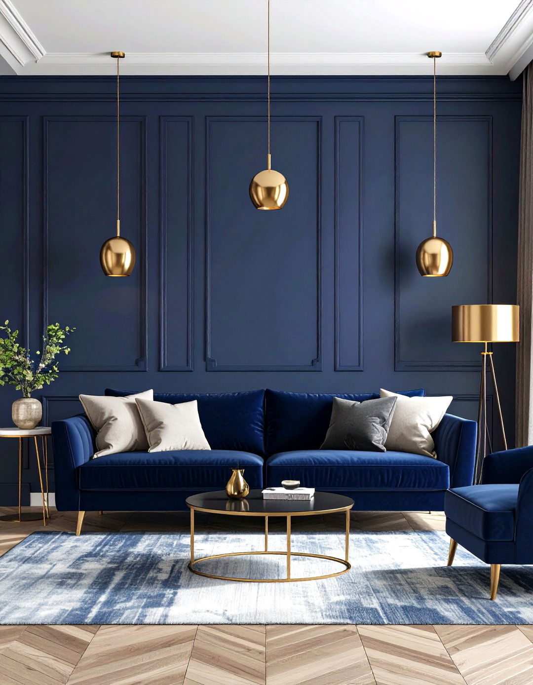 A Dark and Moody Living Room - 30 interior decor ideas for living room