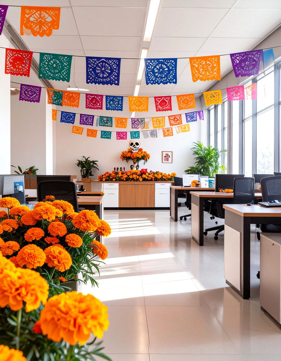 A Day of the Dead Celebration - 30 office halloween ideas