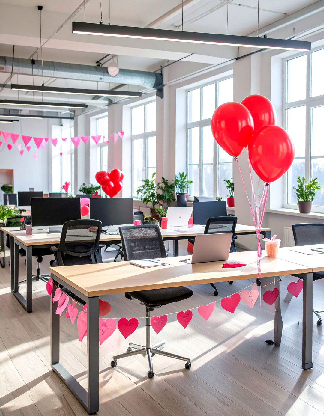 A Decorate Your Desk Contest - 30 office valentines day ideas