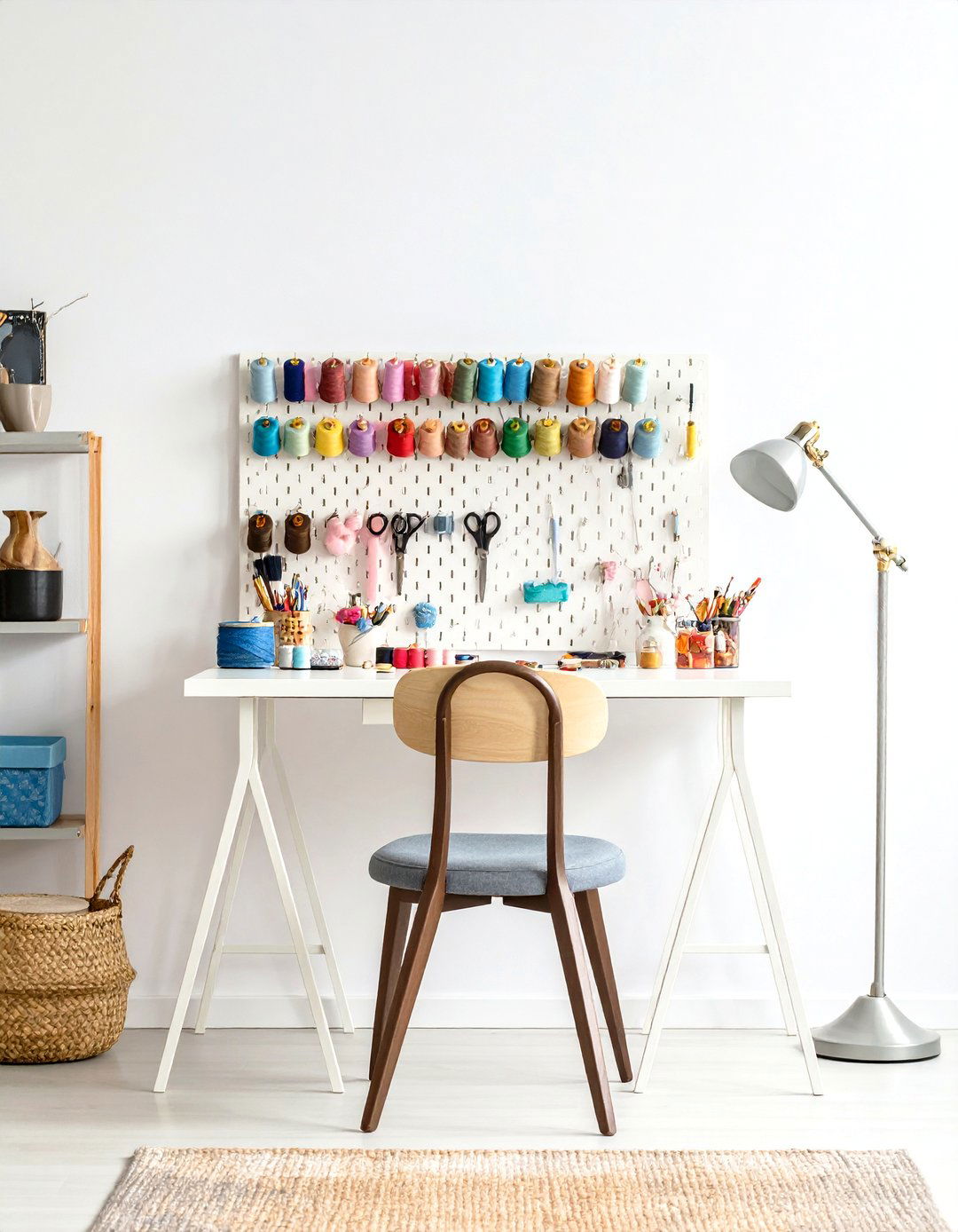 A Dedicated Hobby or Craft Corner - 30 room decor inspo ideas