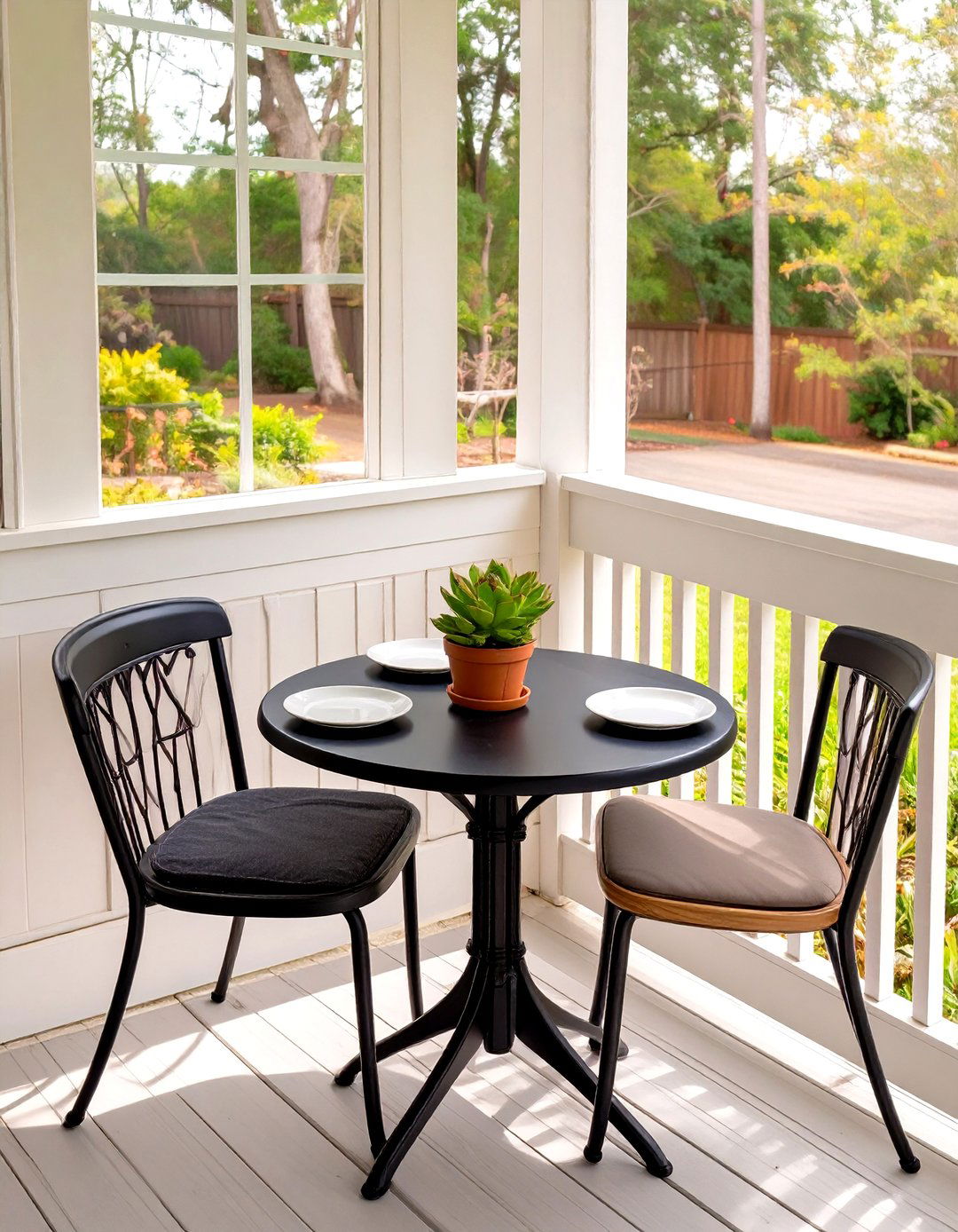A Dedicated Screened Porch Dining Nook - 30 simple screened in porch ideas