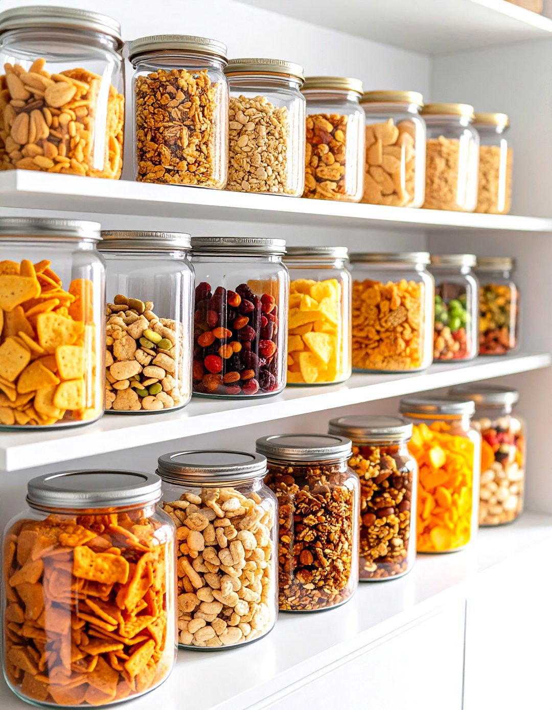 A Dedicated Snack Station Zone - 30 pantry organizer ideas
