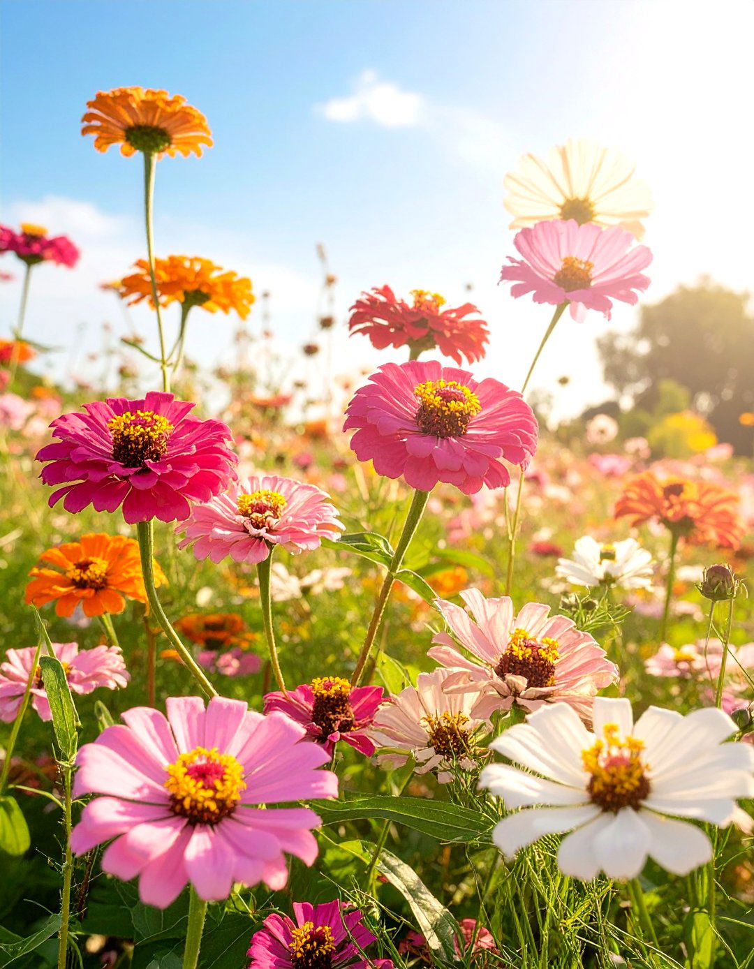 A Dedicated Zinnia Cutting Garden - 30 zinnia garden ideas