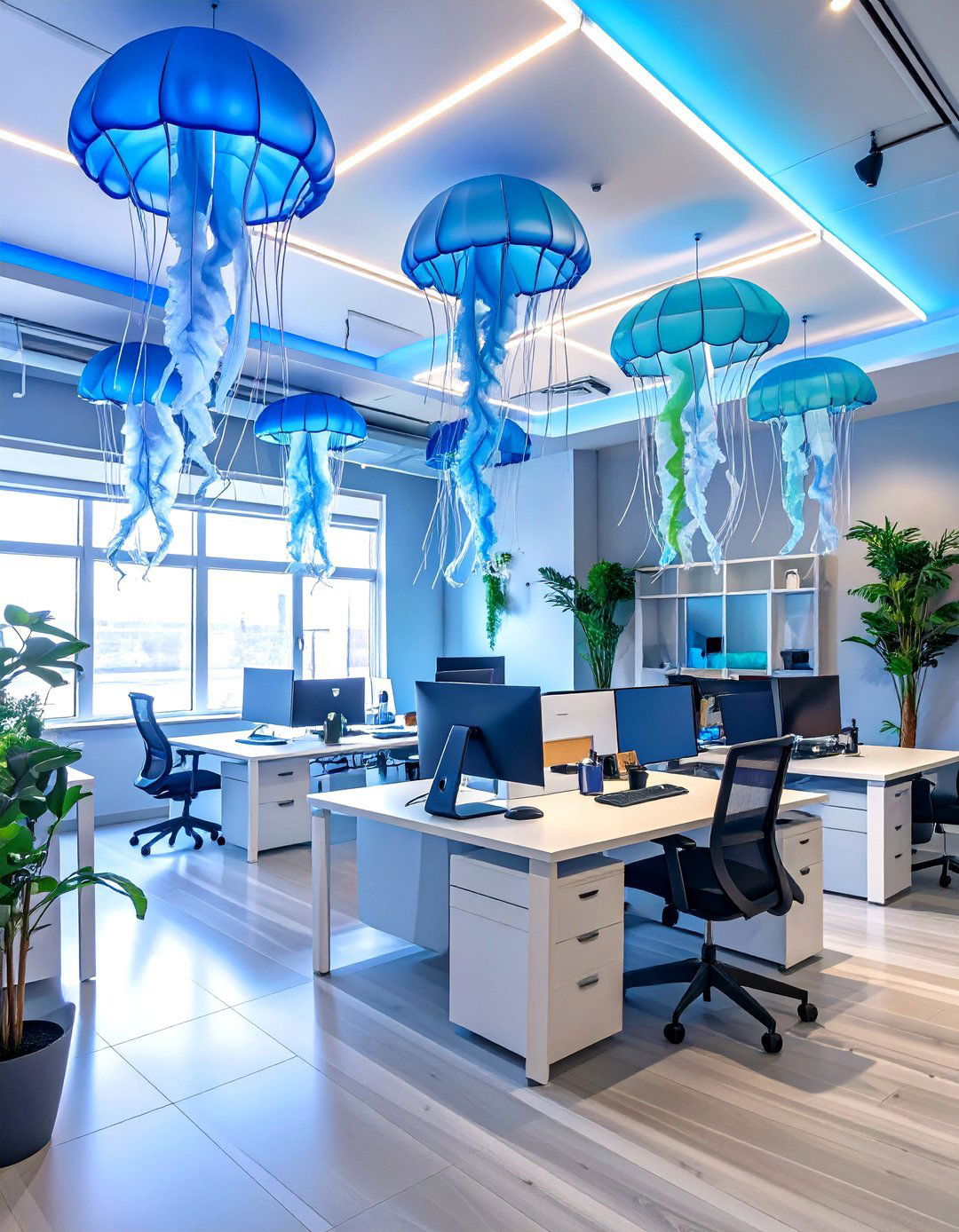 A Deep Sea Nightmare - 30 office halloween ideas