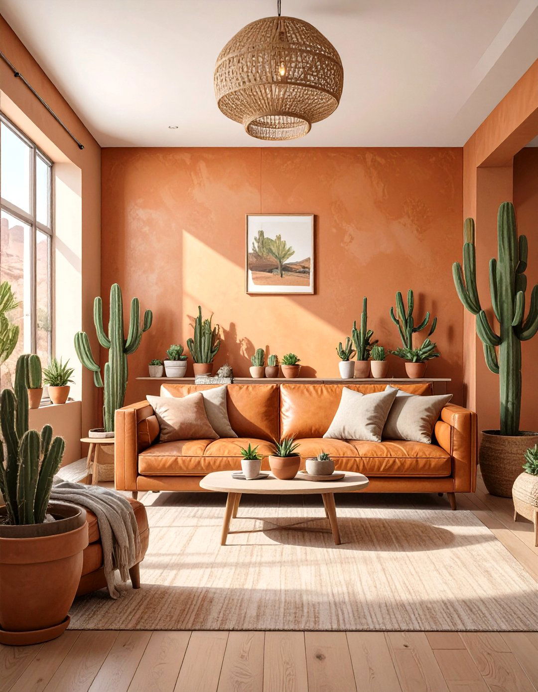 A Desert Modern Living Room - 30 budget apartment living room ideas