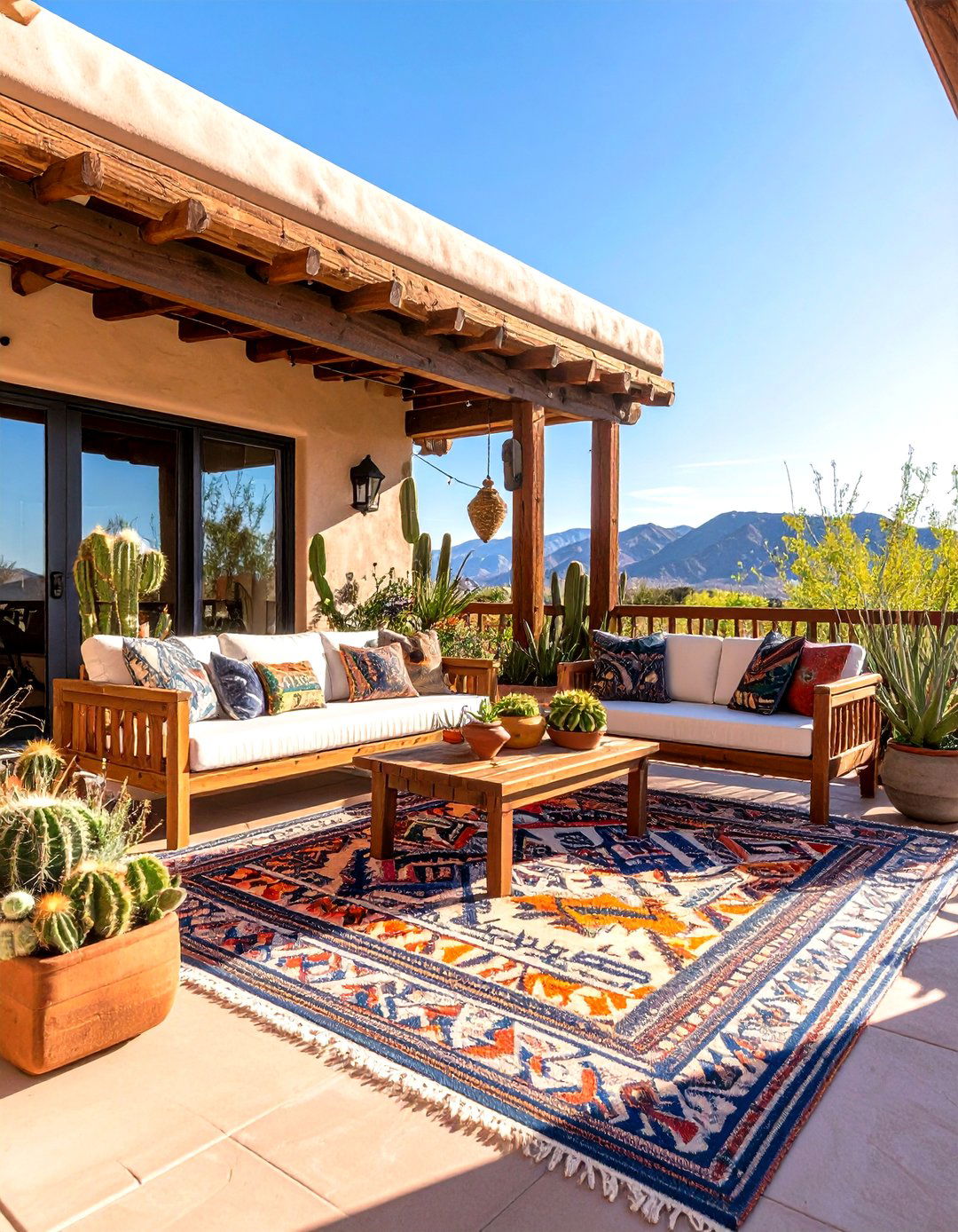 A Desert Modern Porch - 30 front porch decorating ideas